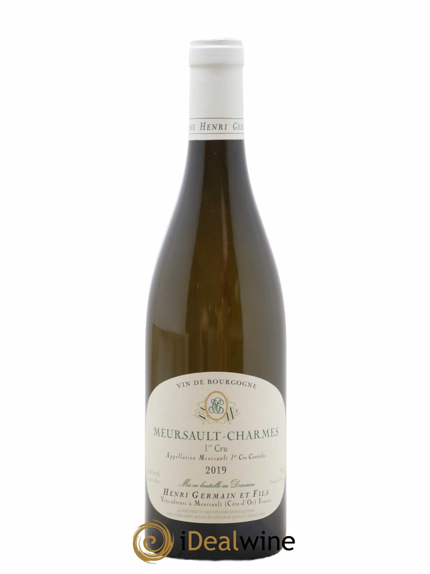 Meursault 1er Cru Charmes Henri Germain 2019 - Lot de 1 bouteille - 0