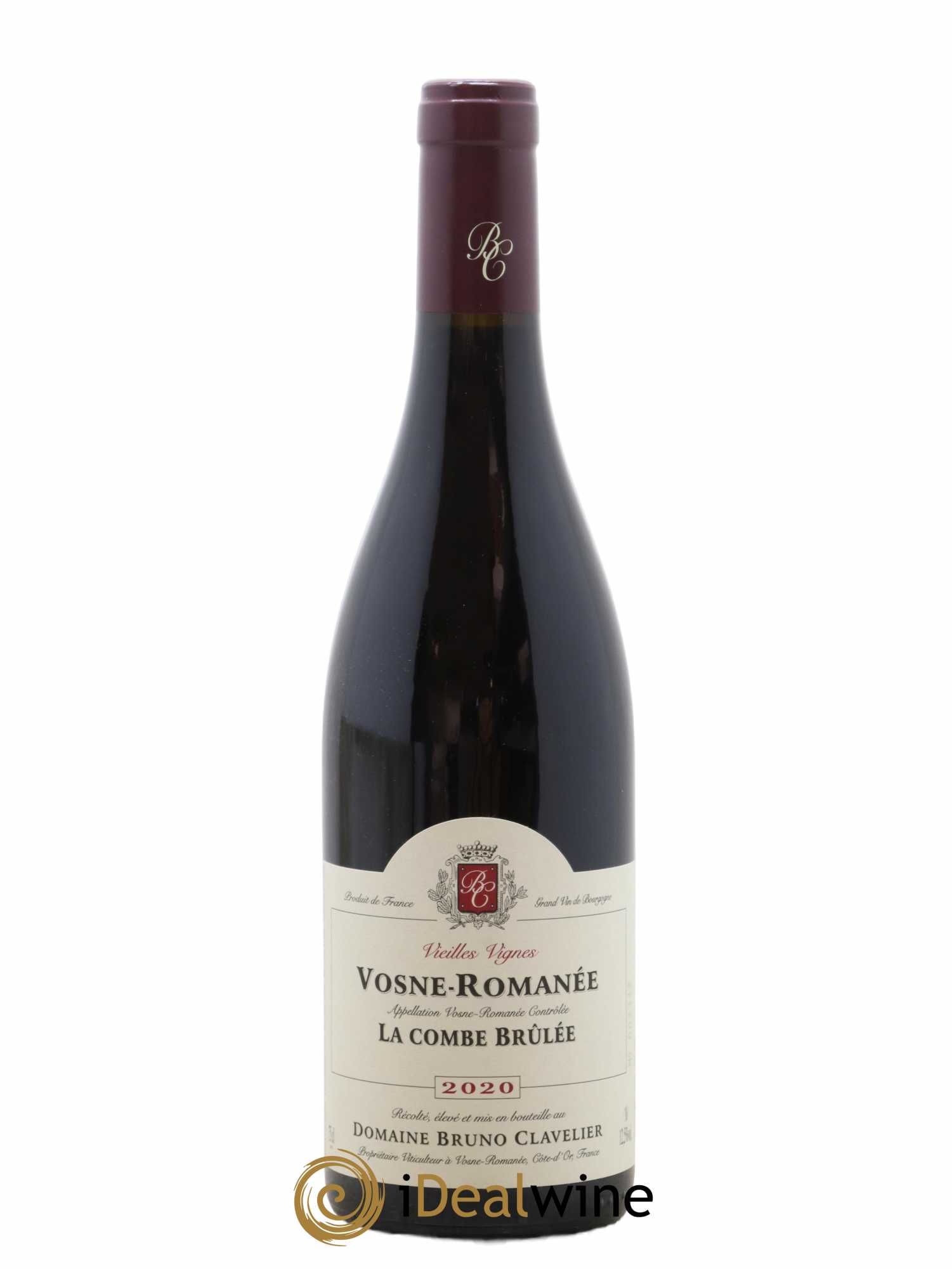 Vosne-Romanée Vieilles vignes La Combe Brûlée Bruno Clavelier 2020 - Lot de 1 bouteille - 0