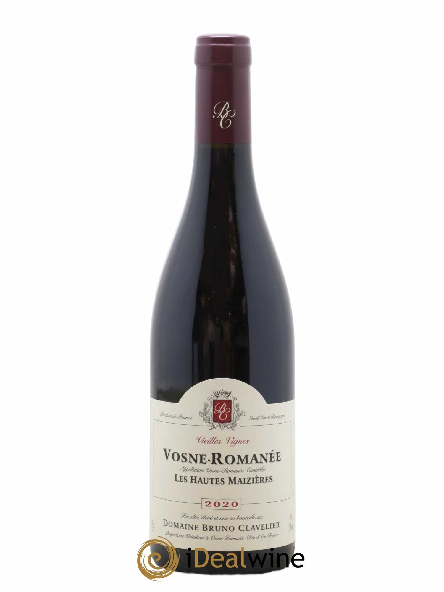 Vosne-Romanée Vieilles Vignes Les Hautes Maizières Bruno Clavelier 2020 - Lot de 1 bouteille - 0