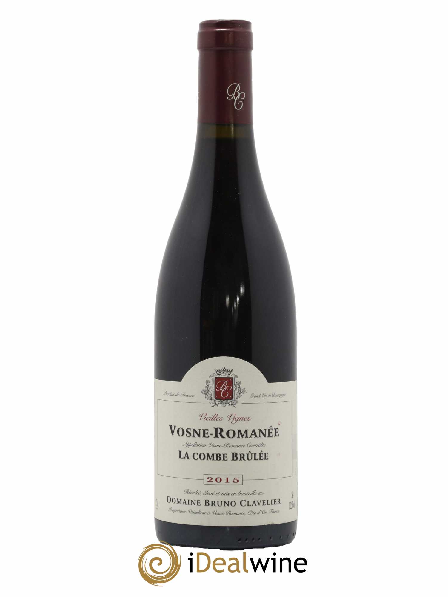Vosne-Romanée Vieilles vignes La Combe Brûlée Bruno Clavelier 2015 - Lot de 1 bouteille - 0