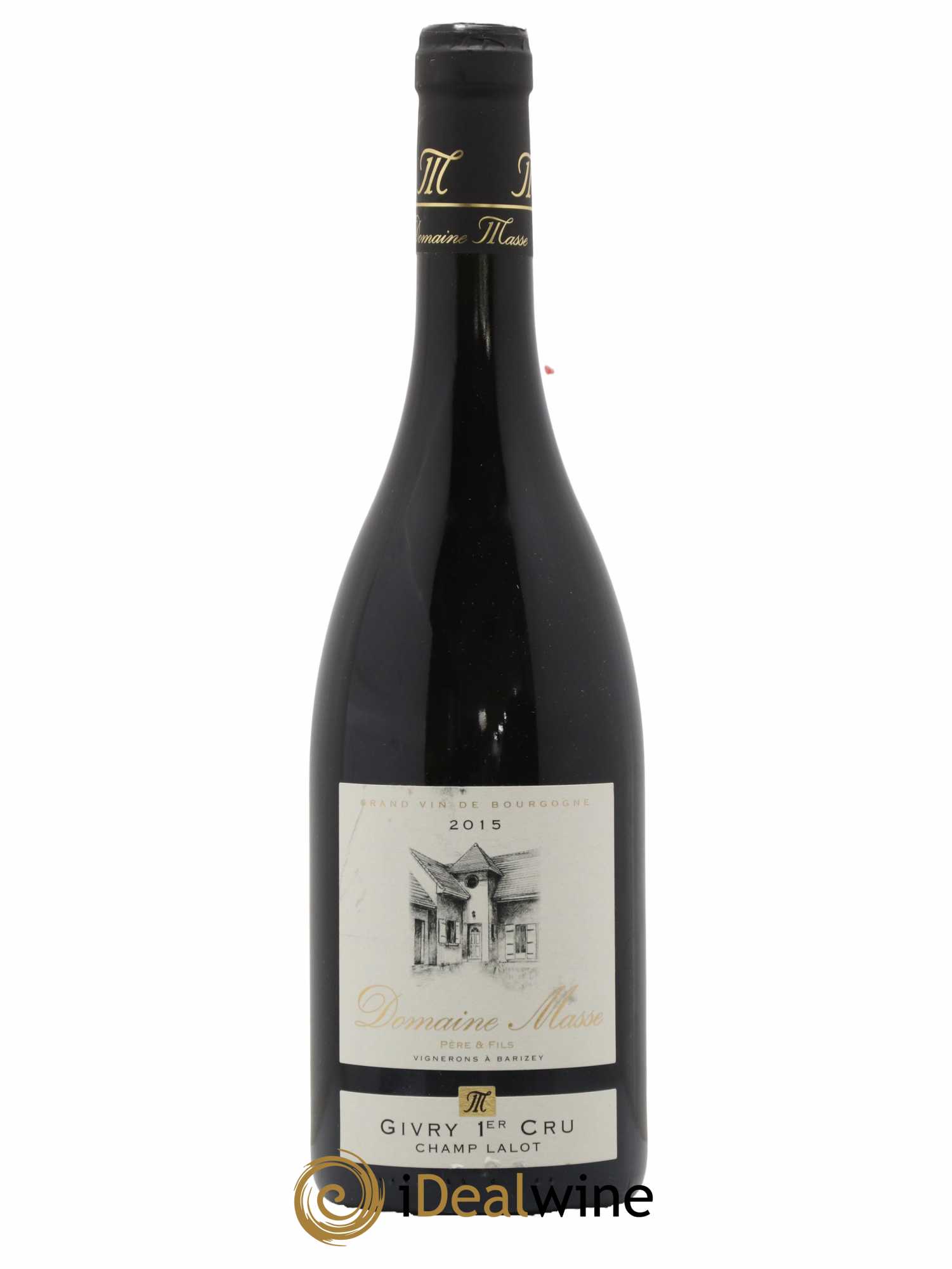 Givry 1er Cru Champ Lalot Domaine Masse Père et Fils 2015 - Lot de 1 bouteille - 0