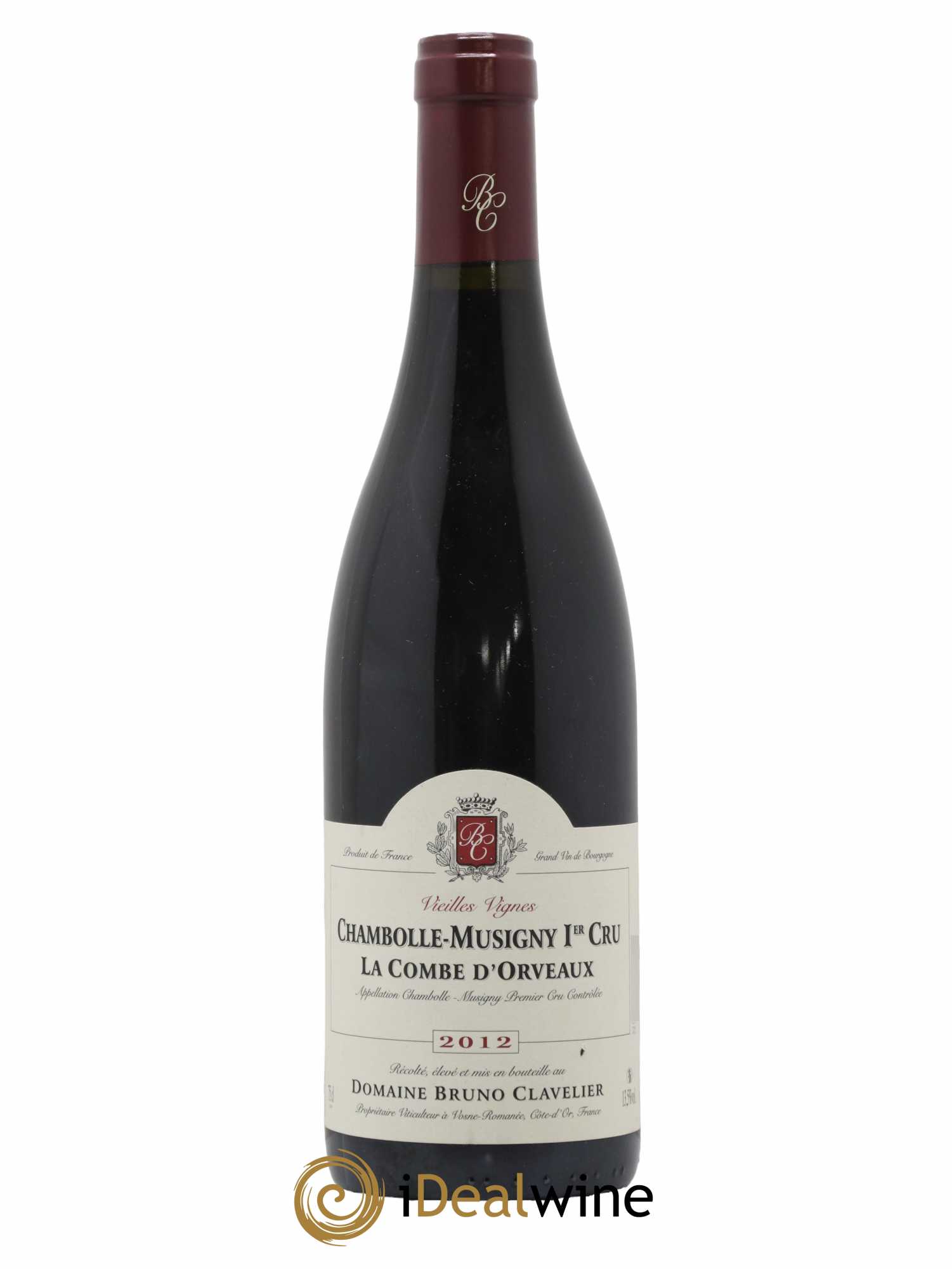 Chambolle-Musigny 1er Cru La Combe d'Orveaux Vieilles Vignes Bruno Clavelier 2012 - Lot de 1 bouteille - 0