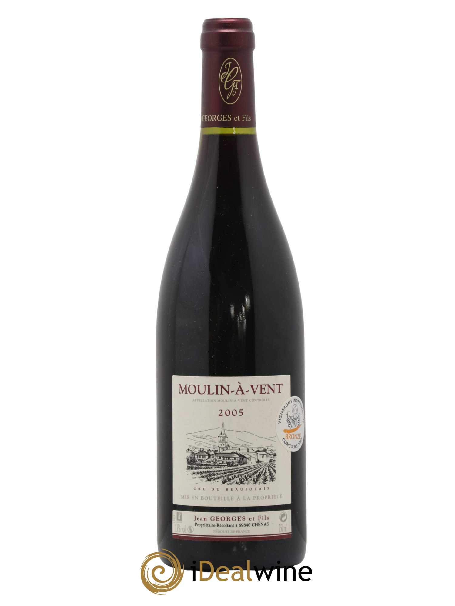 Moulin-à-Vent Jean Georges et fils 2005 - Lot de 1 bouteille - 0