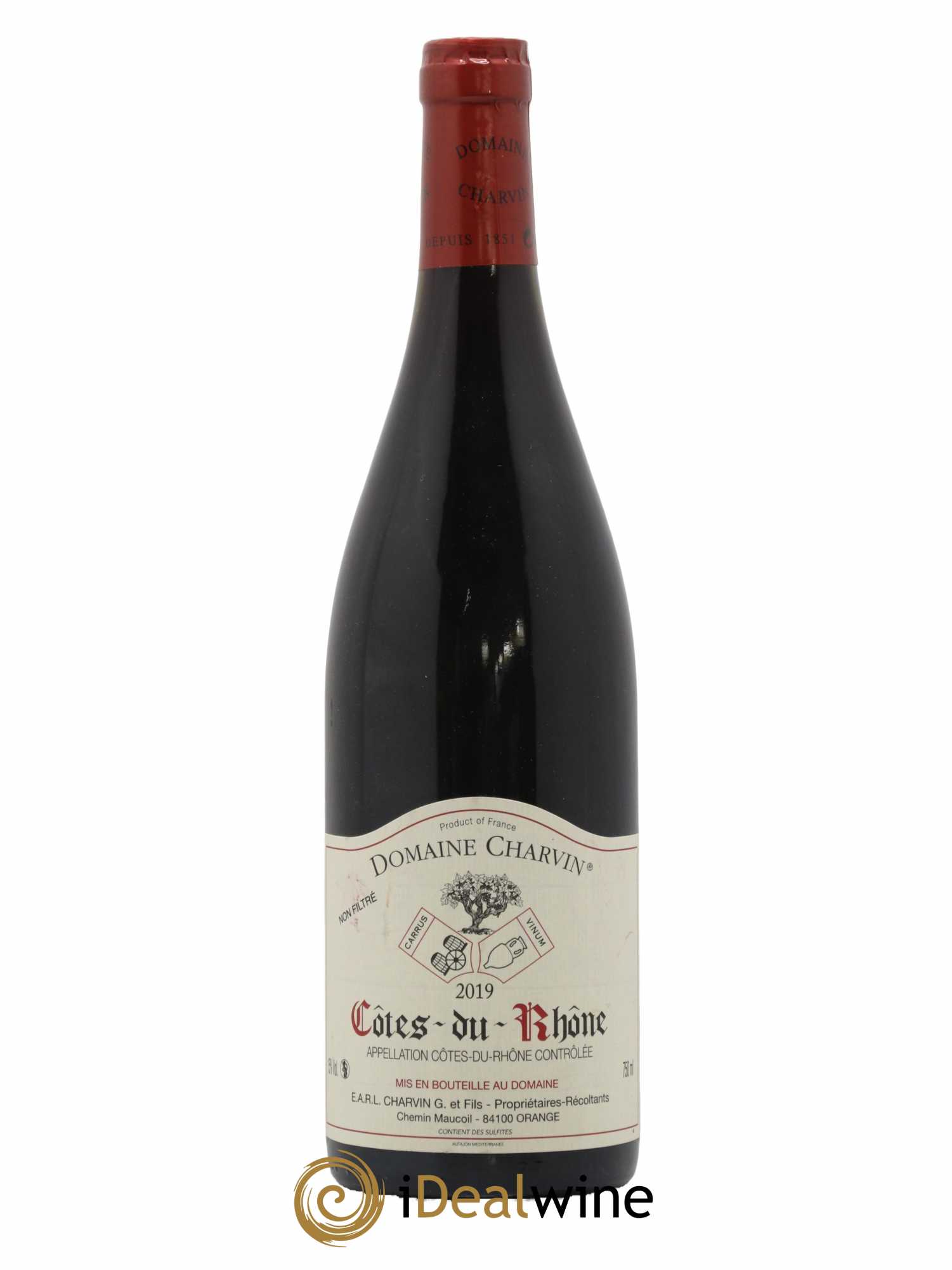 Côtes-du-Rhône Charvin (Domaine) 2019 - Lot de 1 bouteille - 0
