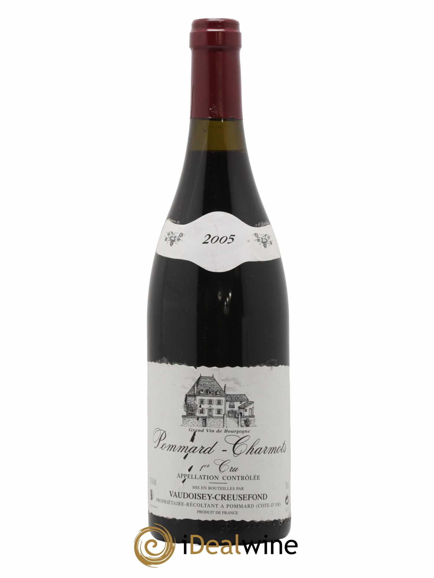 Pommard 1er Cru Charmots Domaine Vaudoisey-Creusefond 2005 - Lot de 1 bouteille - 0