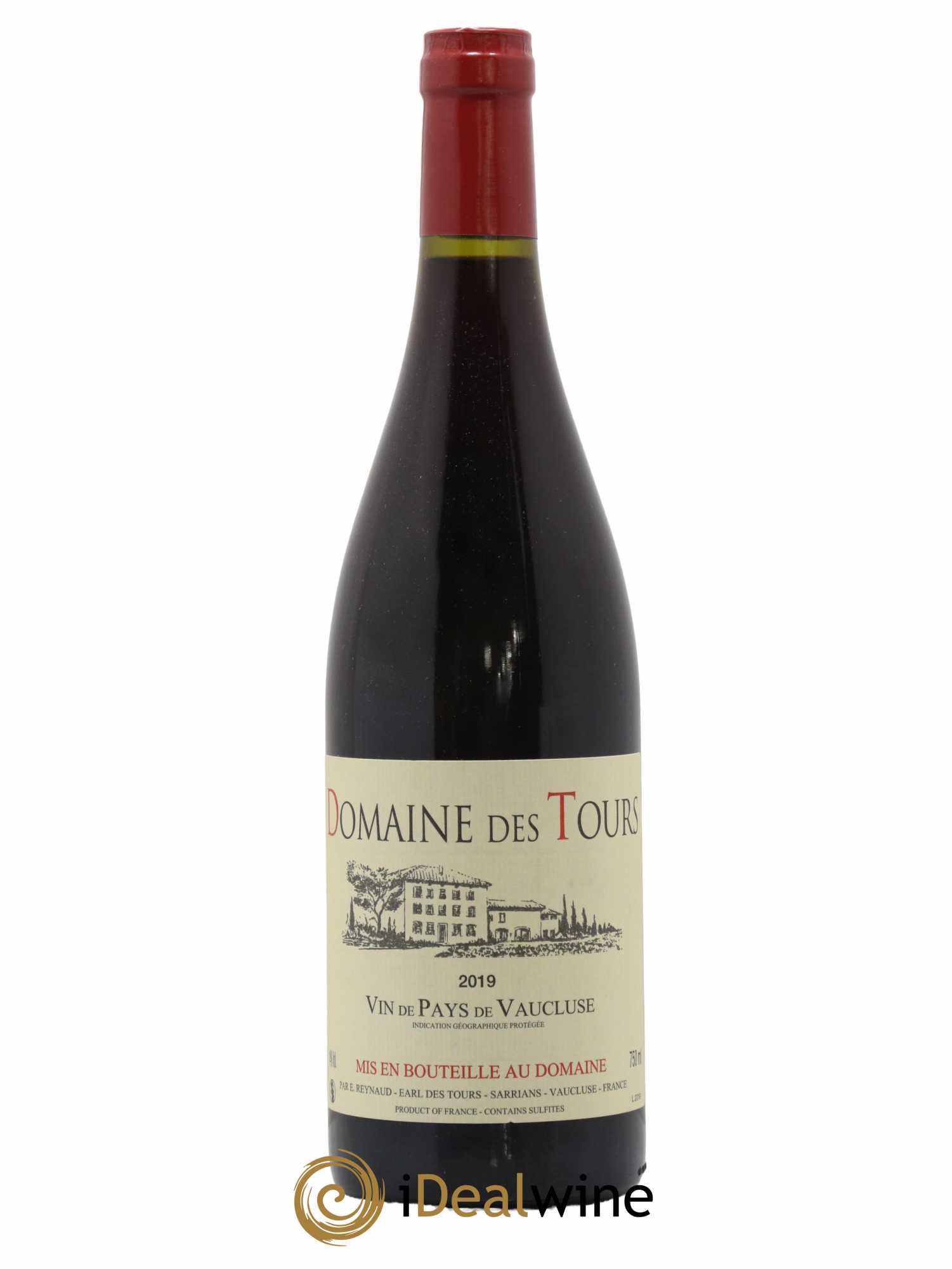 Vaucluse (Vin de Pays de Vaucluse) Domaine des Tours Emmanuel Reynaud 2019 - Lot de 1 bouteille - 0