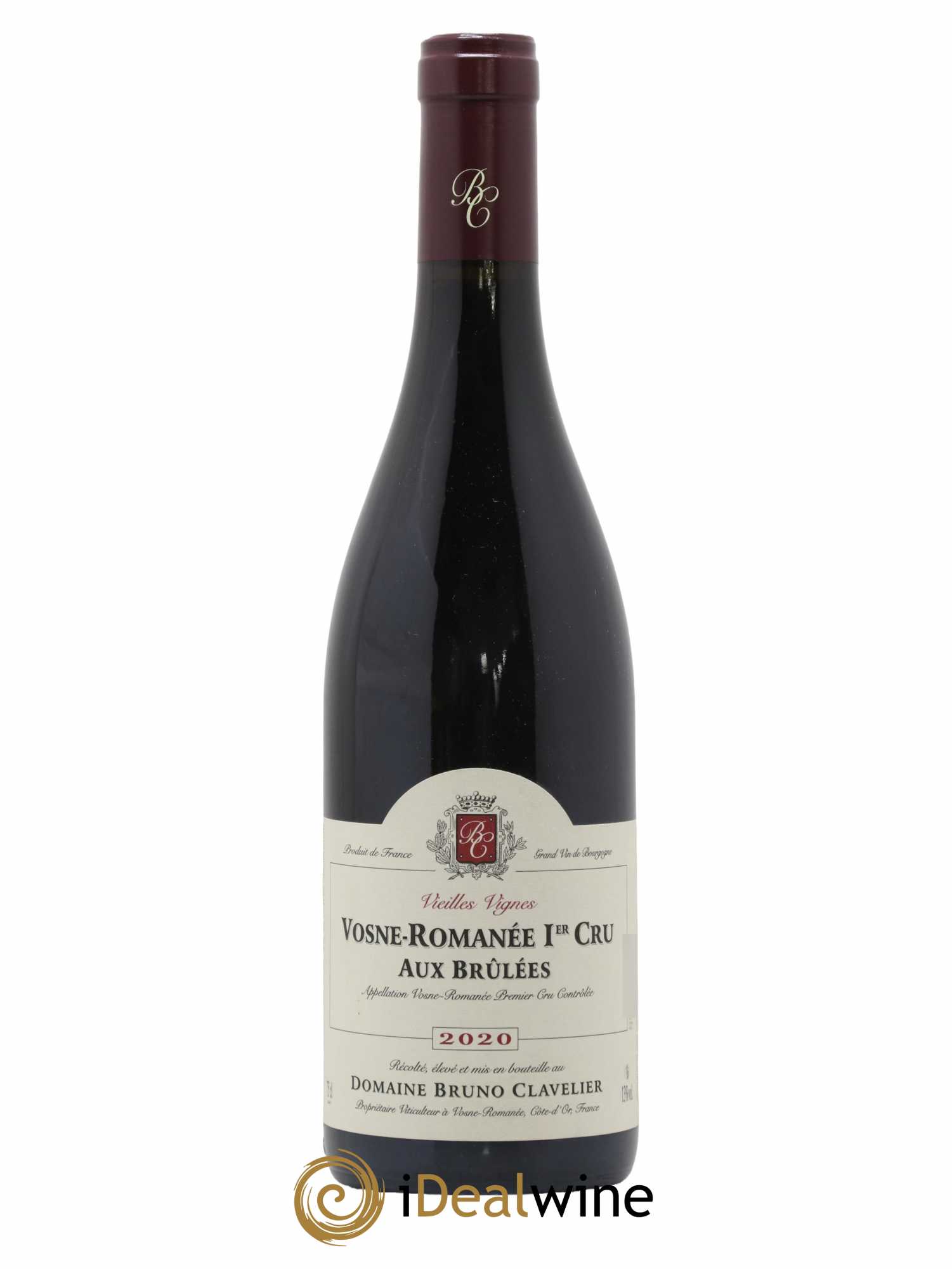 Vosne-Romanée 1er Cru Aux Brulées Vieilles Vignes Bruno Clavelier 2020 - Lot de 1 bouteille - 0