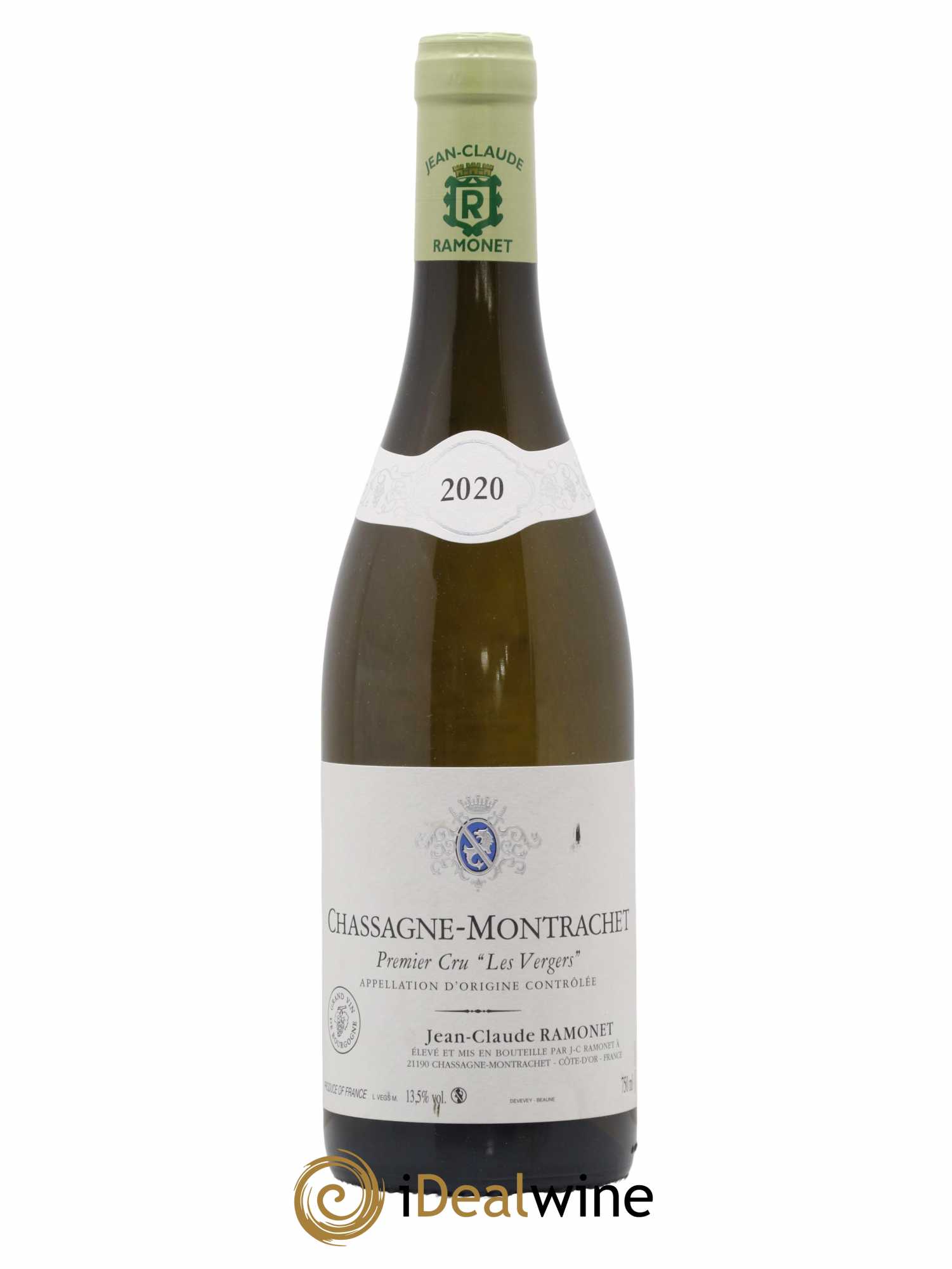 Chassagne-Montrachet 1er Cru Les Vergers Ramonet (Domaine) 2020 - Lot de 1 bouteille - 0