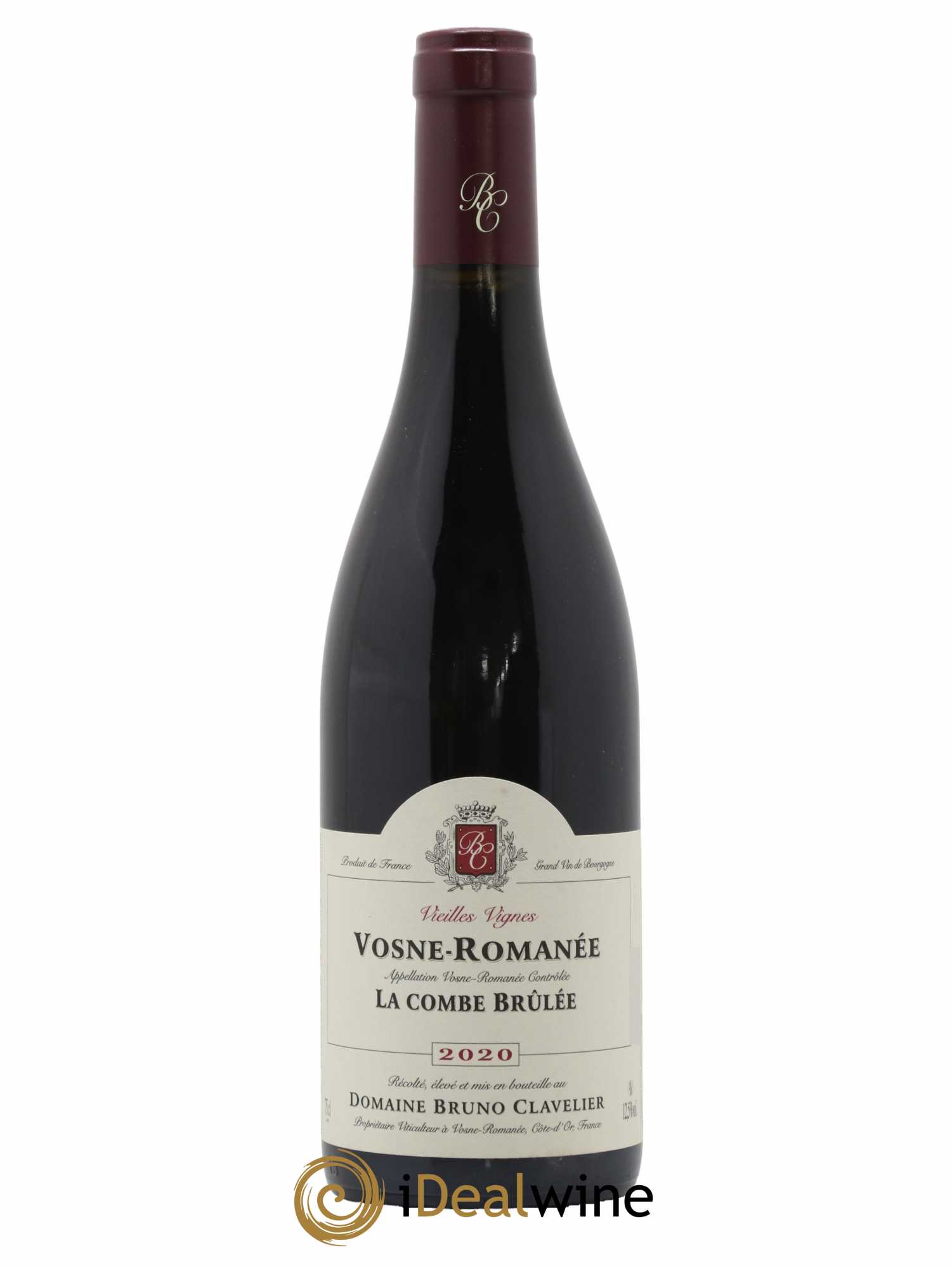 Vosne-Romanée Vieilles vignes La Combe Brûlée Bruno Clavelier 2020 - Lot de 1 bouteille - 0