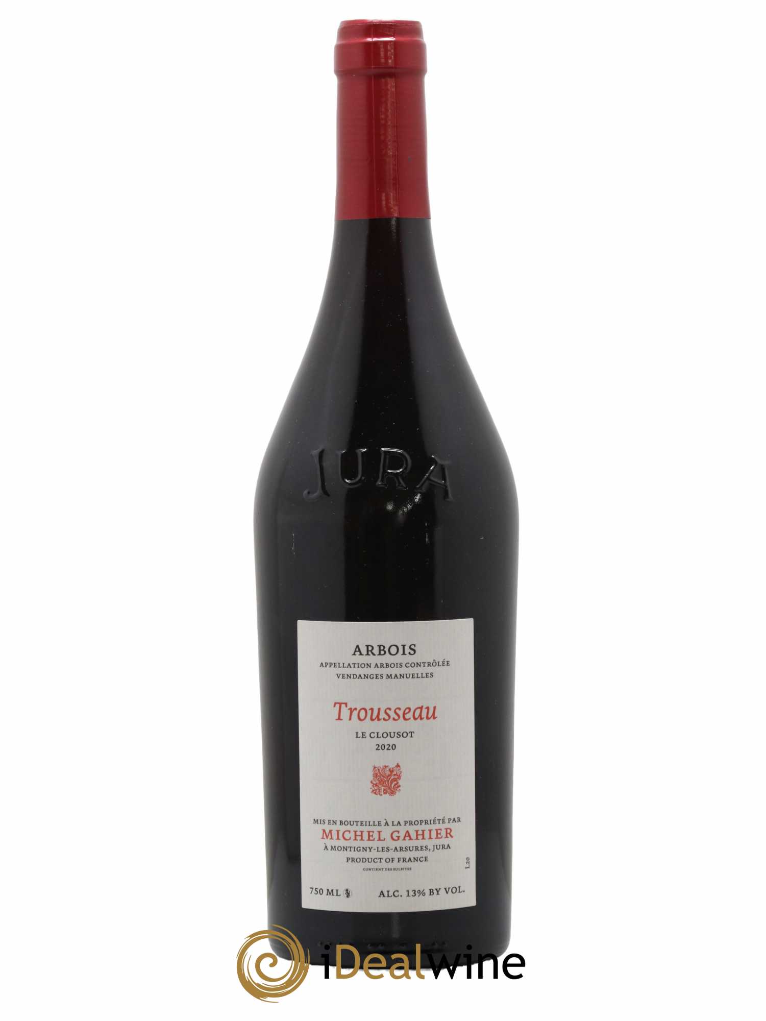 Arbois Trousseau Le Clousot Michel Gahier 2020 - Lot de 1 bouteille - 0