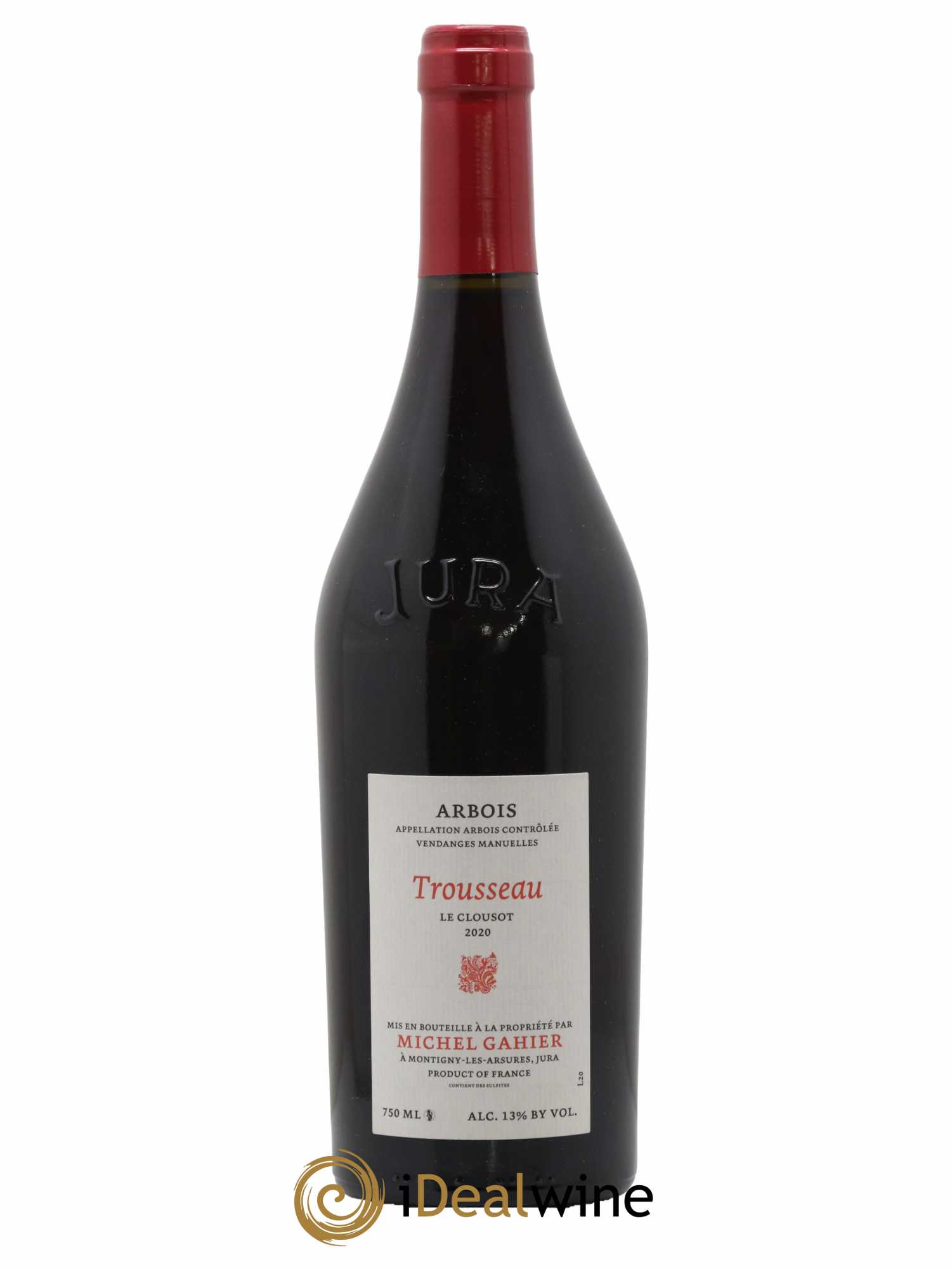 Arbois Trousseau Le Clousot Michel Gahier 2020 - Lot de 1 bouteille - 0