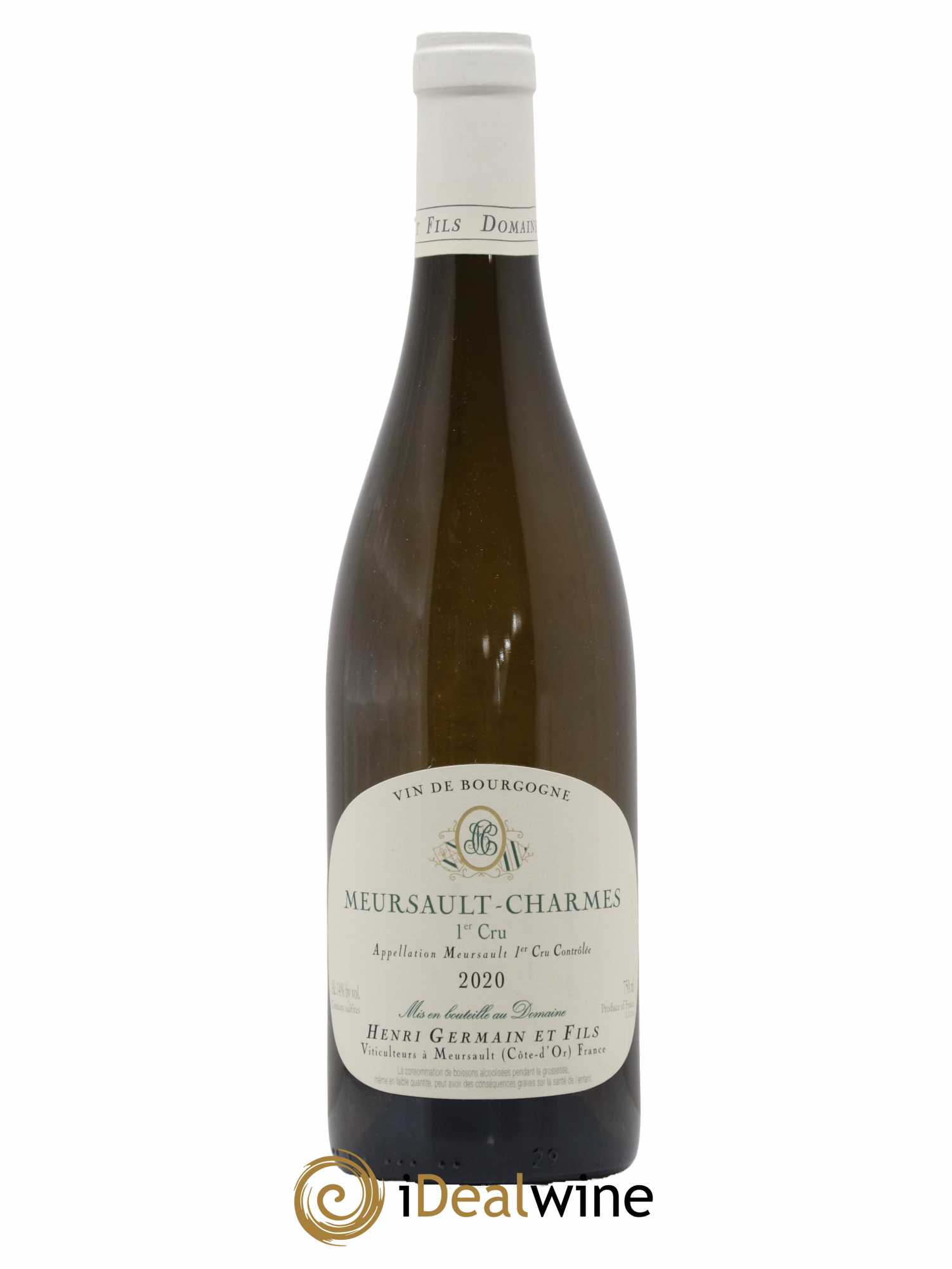 Meursault 1er Cru Charmes Henri Germain 2020 - Lot de 1 bouteille - 0
