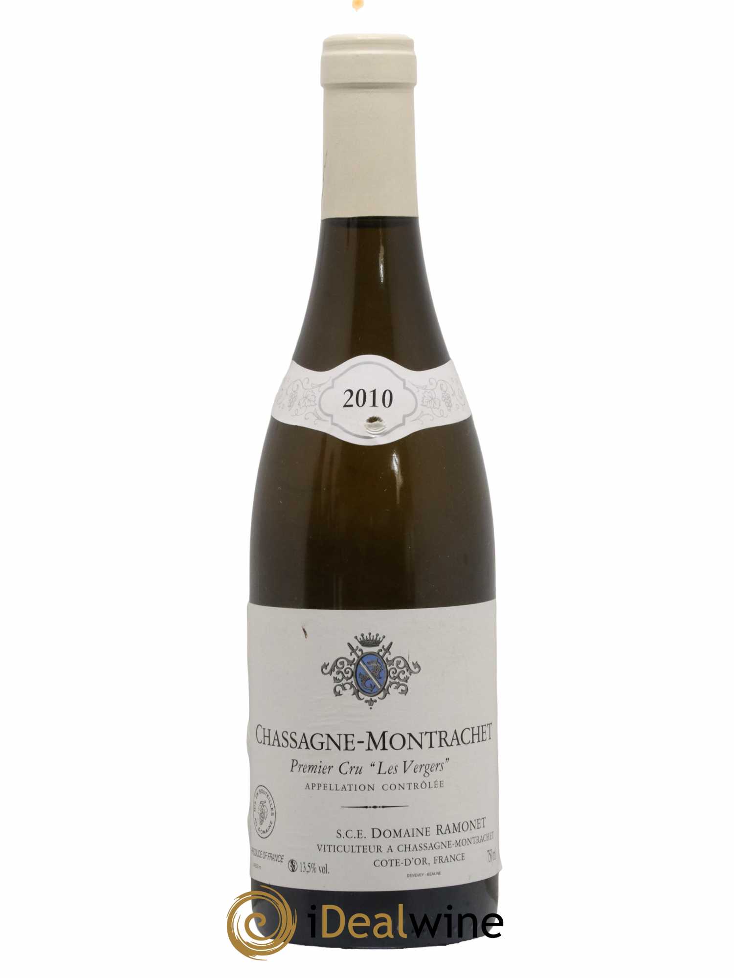 Chassagne-Montrachet 1er Cru Les Vergers Ramonet (Domaine) 2010 - Lot de 1 bouteille - 0