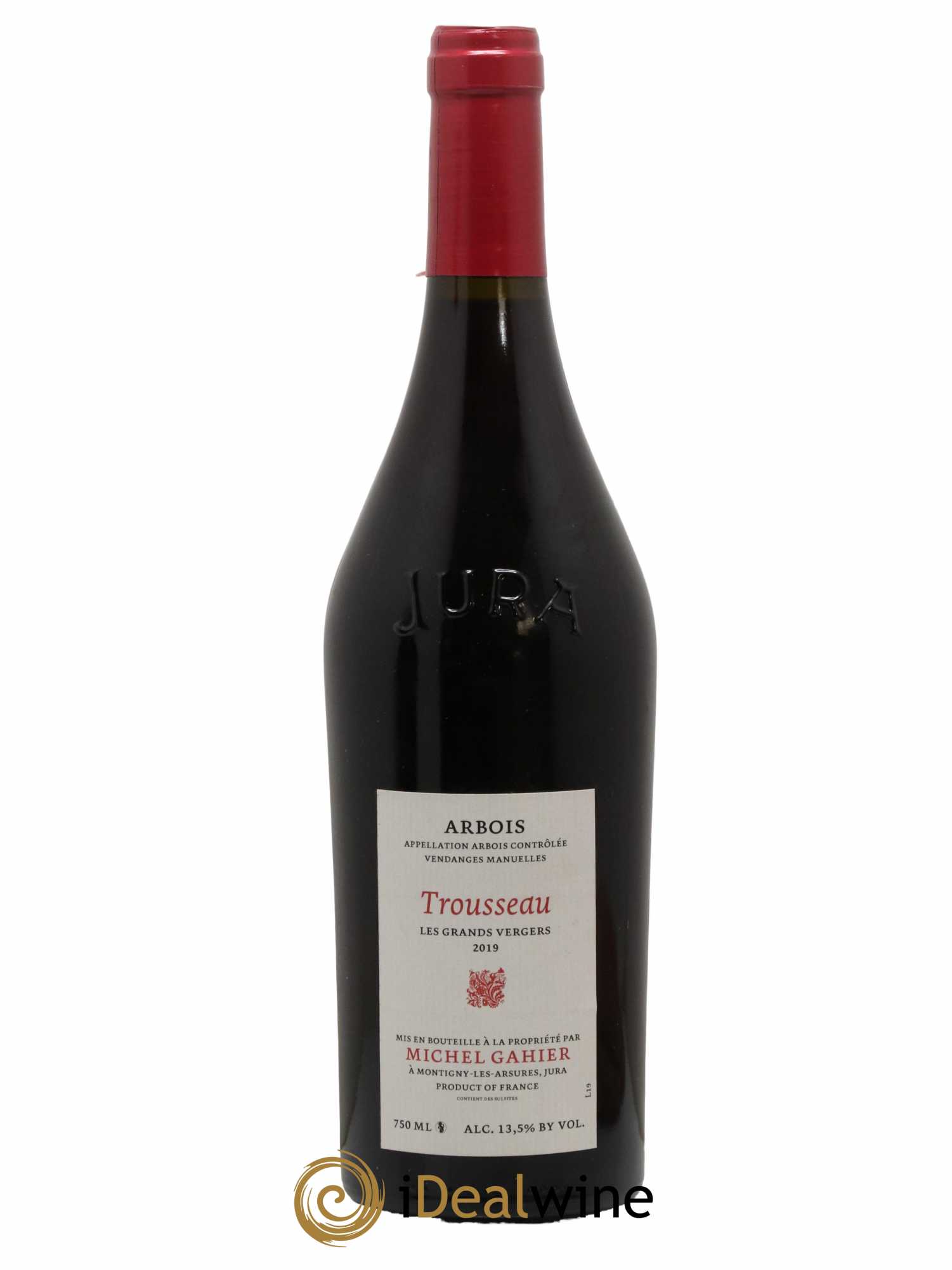 Arbois Trousseau Les Grands Vergers Michel Gahier 2019 - Lot de 1 bouteille - 0