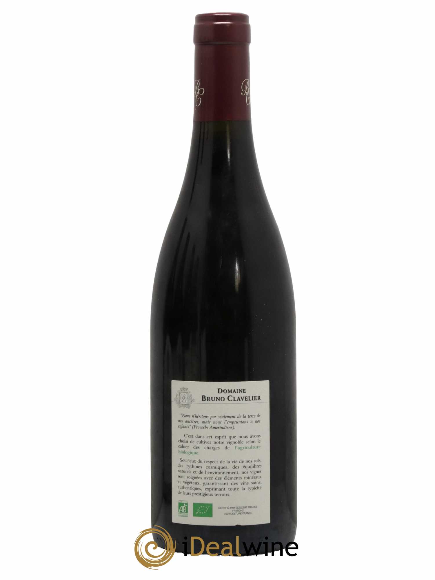 Chambolle-Musigny 1er Cru La Combe d'Orveaux Vieilles Vignes Bruno Clavelier 2012 - Lot de 1 bouteille - 1