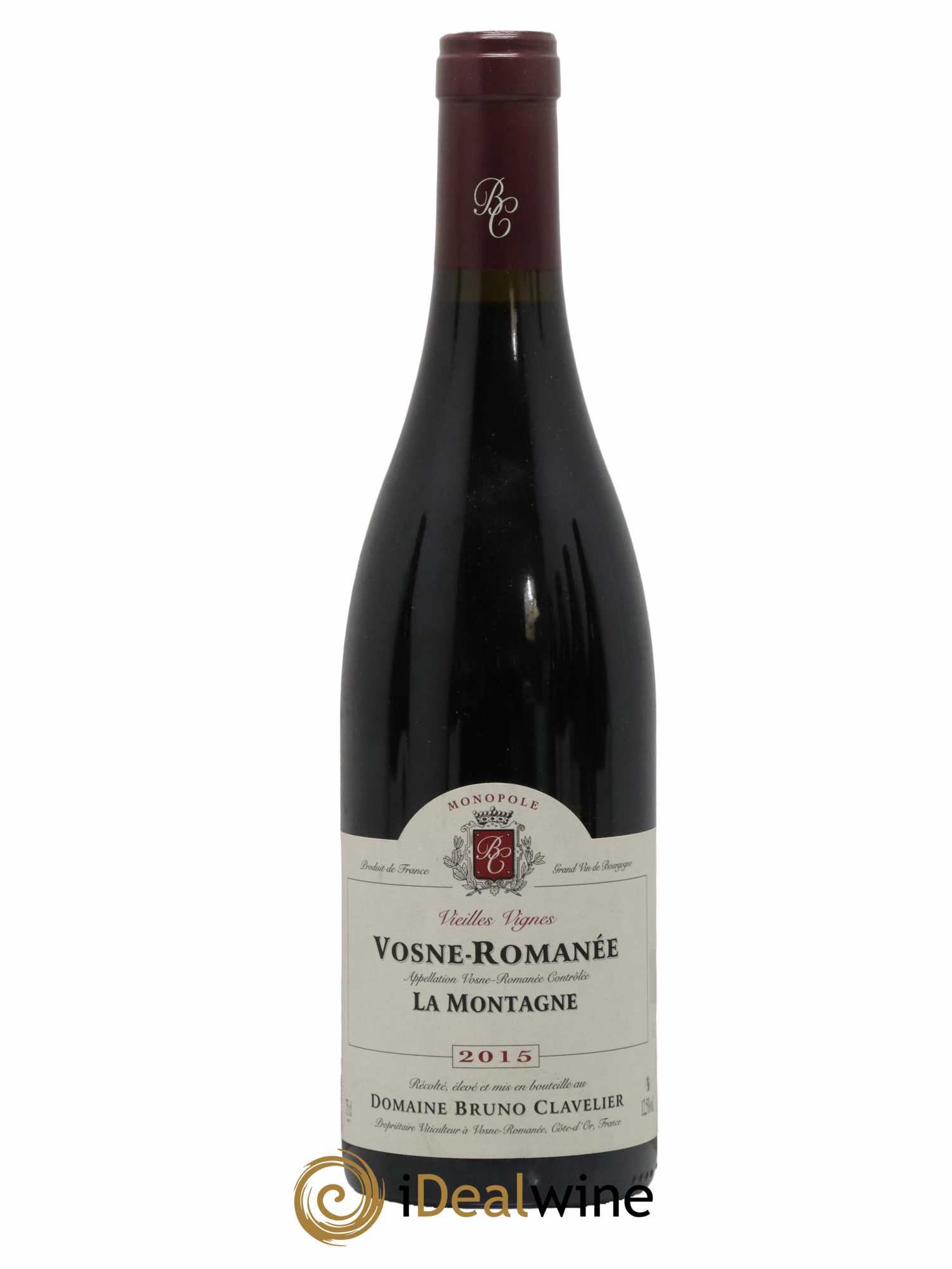 Vosne-Romanée Vieilles Vignes La Montagne Bruno Clavelier 2015 - Lot de 1 bouteille - 0