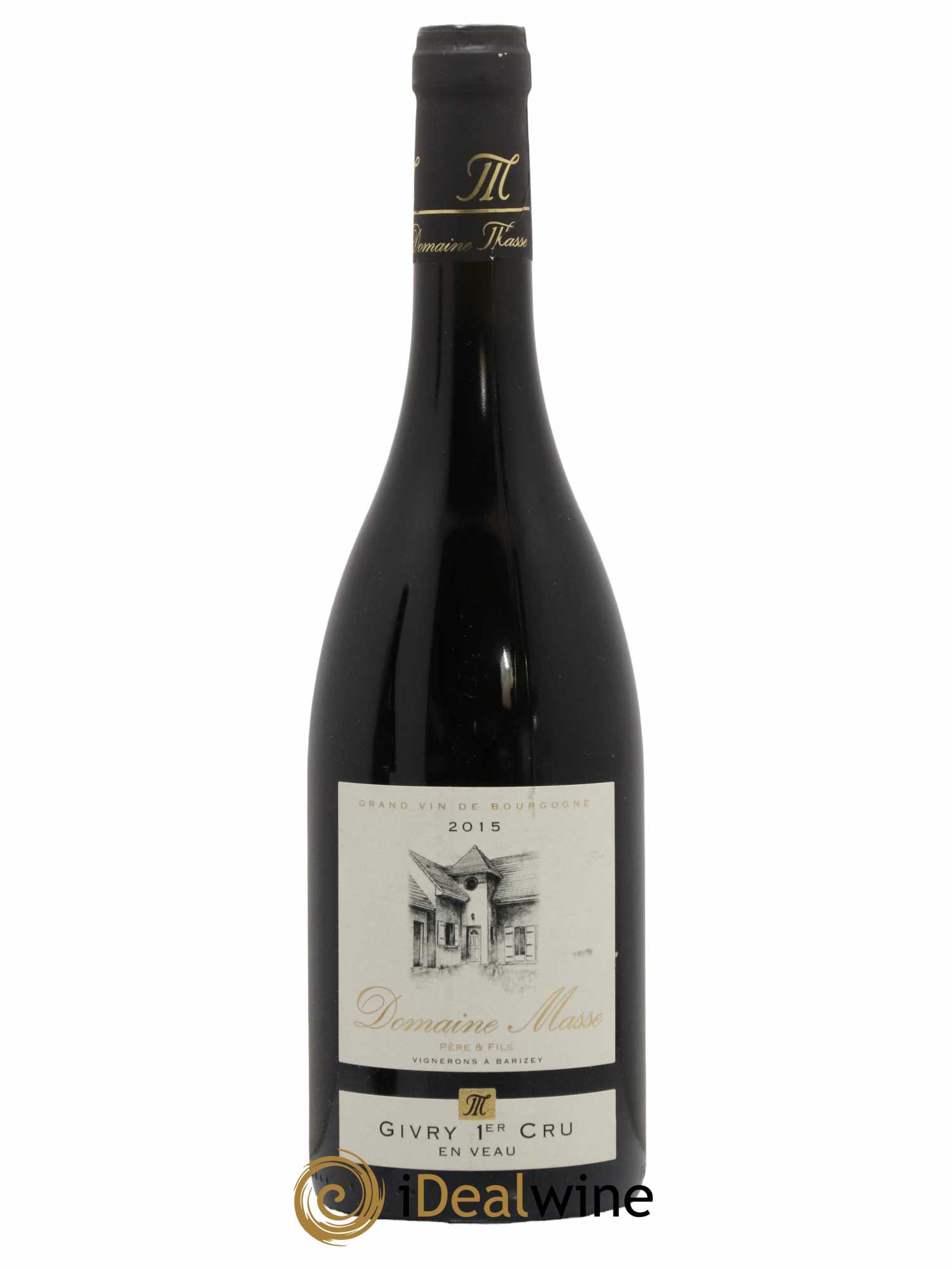 Givry 1er Cru En Veau Domaine Masse Père et Fils 2015 - Lot de 1 bouteille - 0