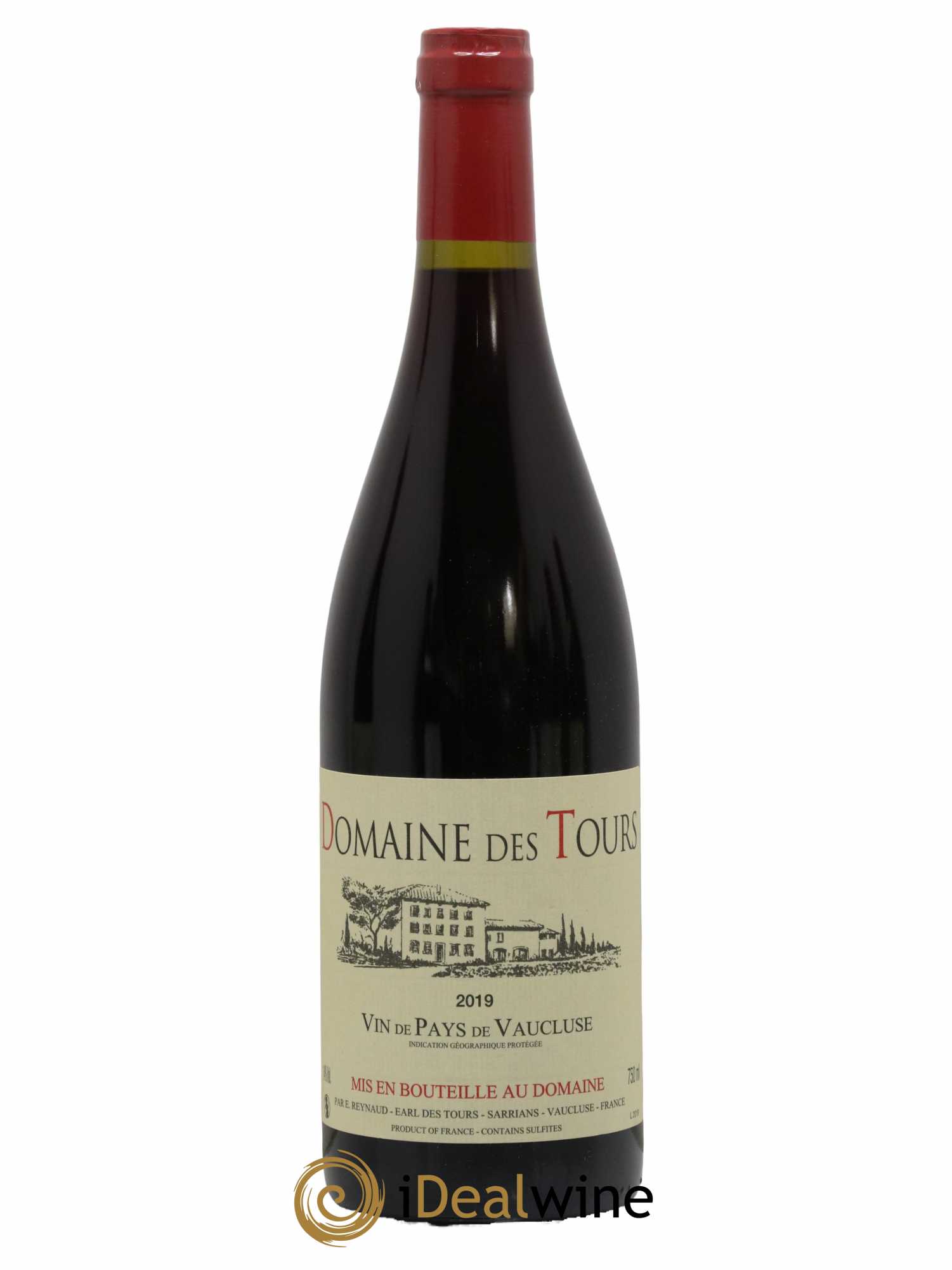 Vaucluse (Vin de Pays de Vaucluse) Domaine des Tours Emmanuel Reynaud 2019 - Lot de 1 bouteille - 0