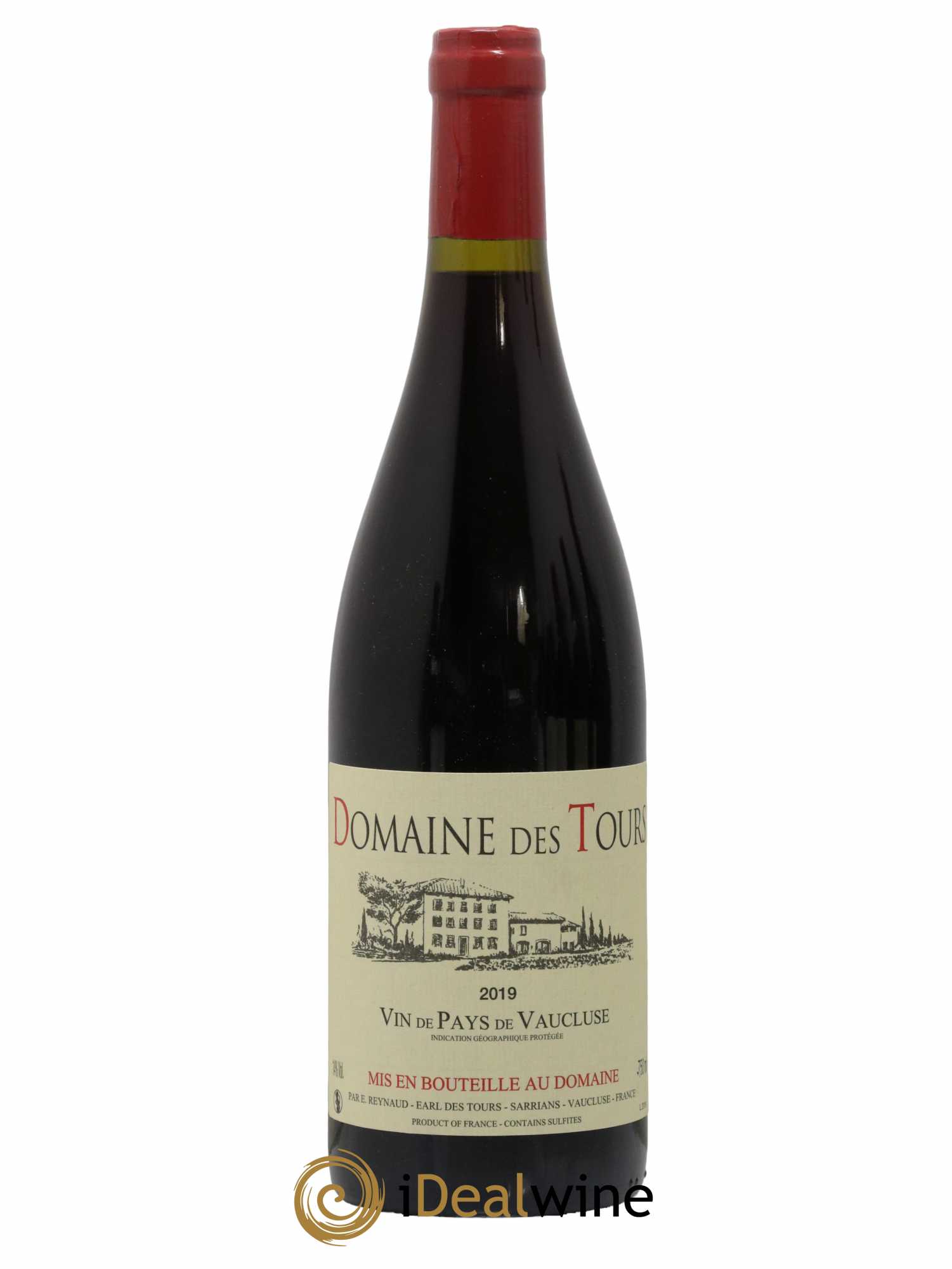 Vaucluse (Vin de Pays de Vaucluse) Domaine des Tours Emmanuel Reynaud 2019 - Lot de 1 bouteille - 0