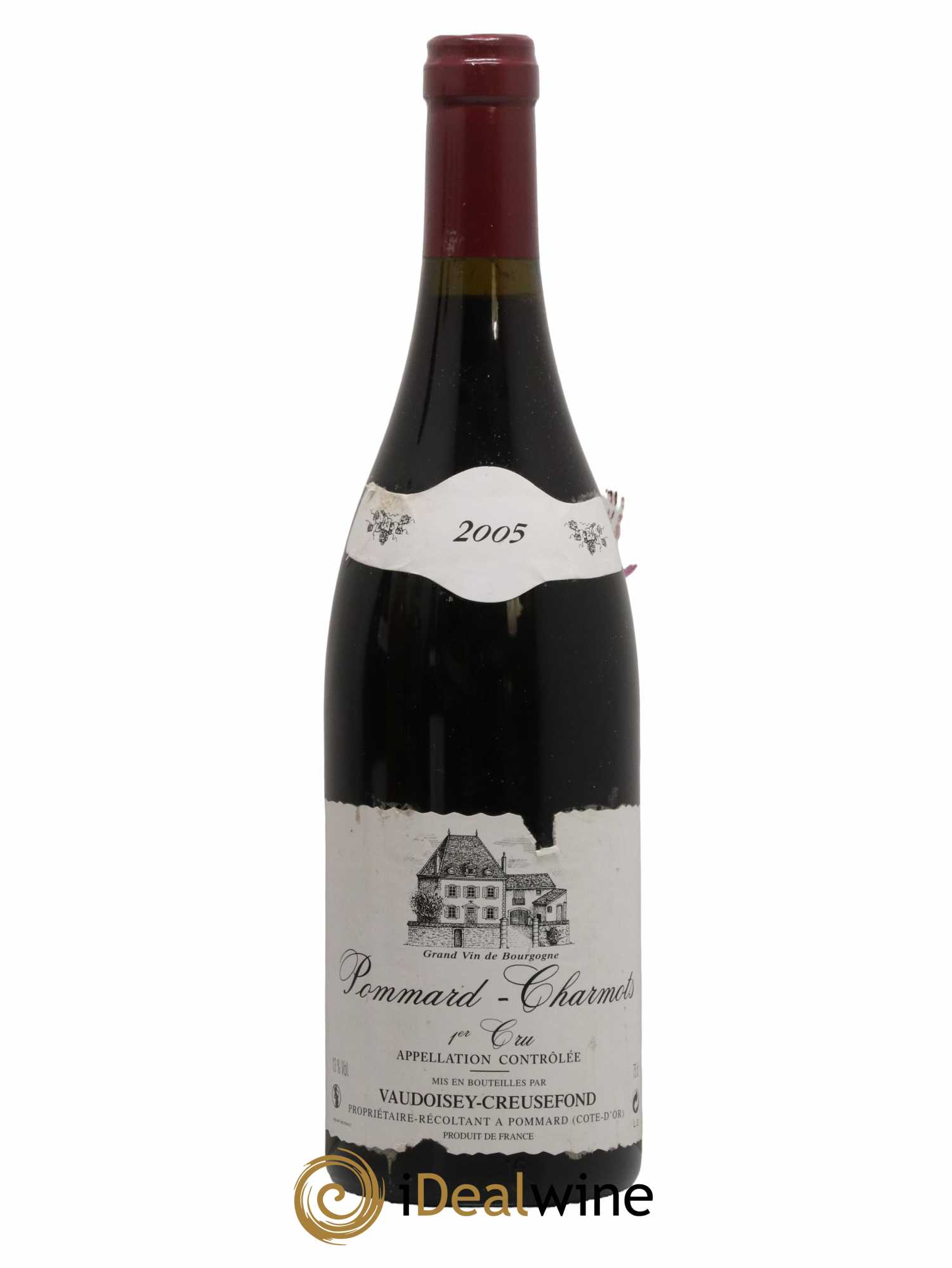 Pommard 1er Cru Charmots Domaine Vaudoisey-Creusefond 2005 - Lot de 1 bouteille - 0