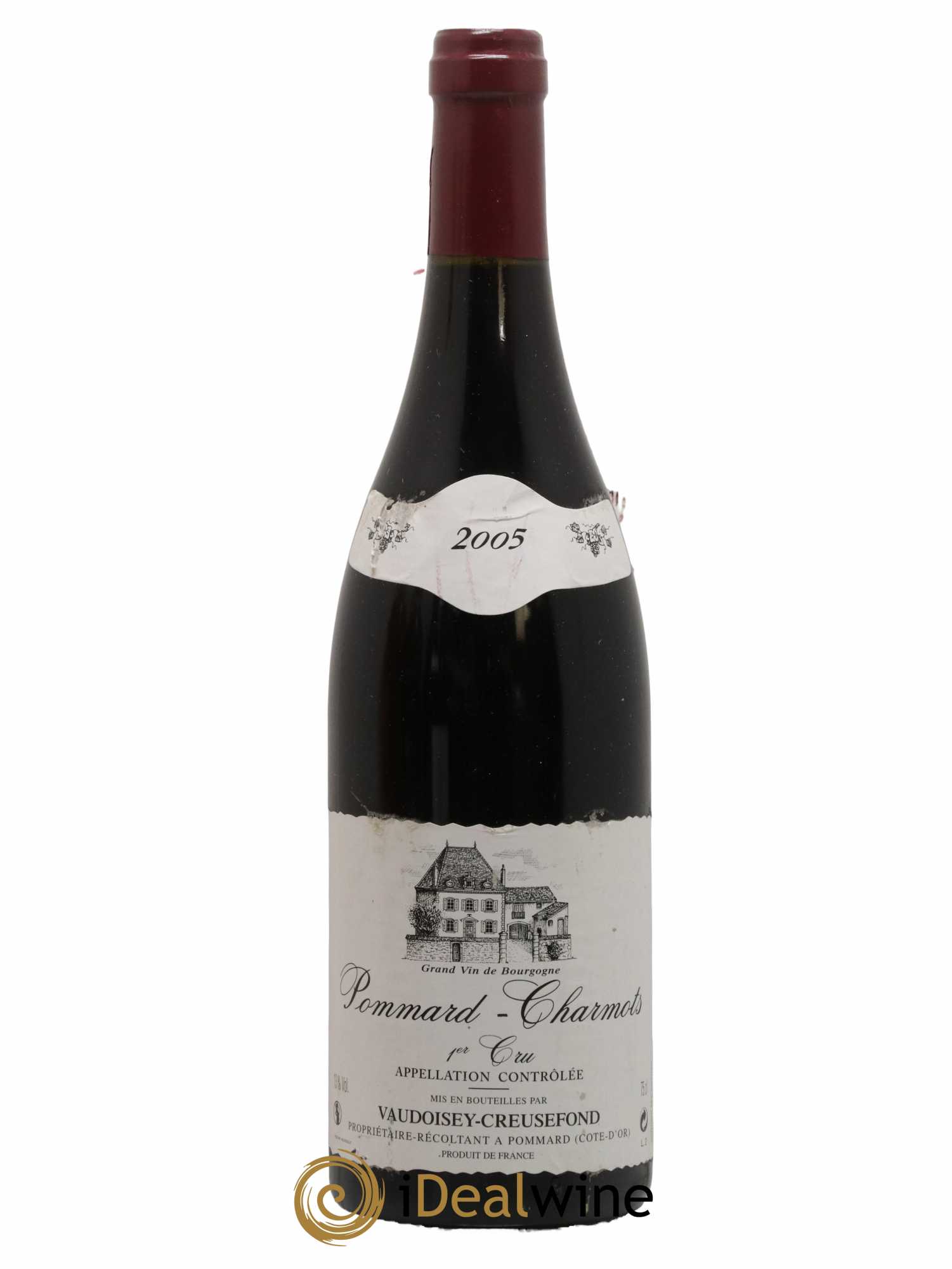 Pommard 1er Cru Charmots Domaine Vaudoisey-Creusefond 2005 - Lot de 1 bouteille - 0