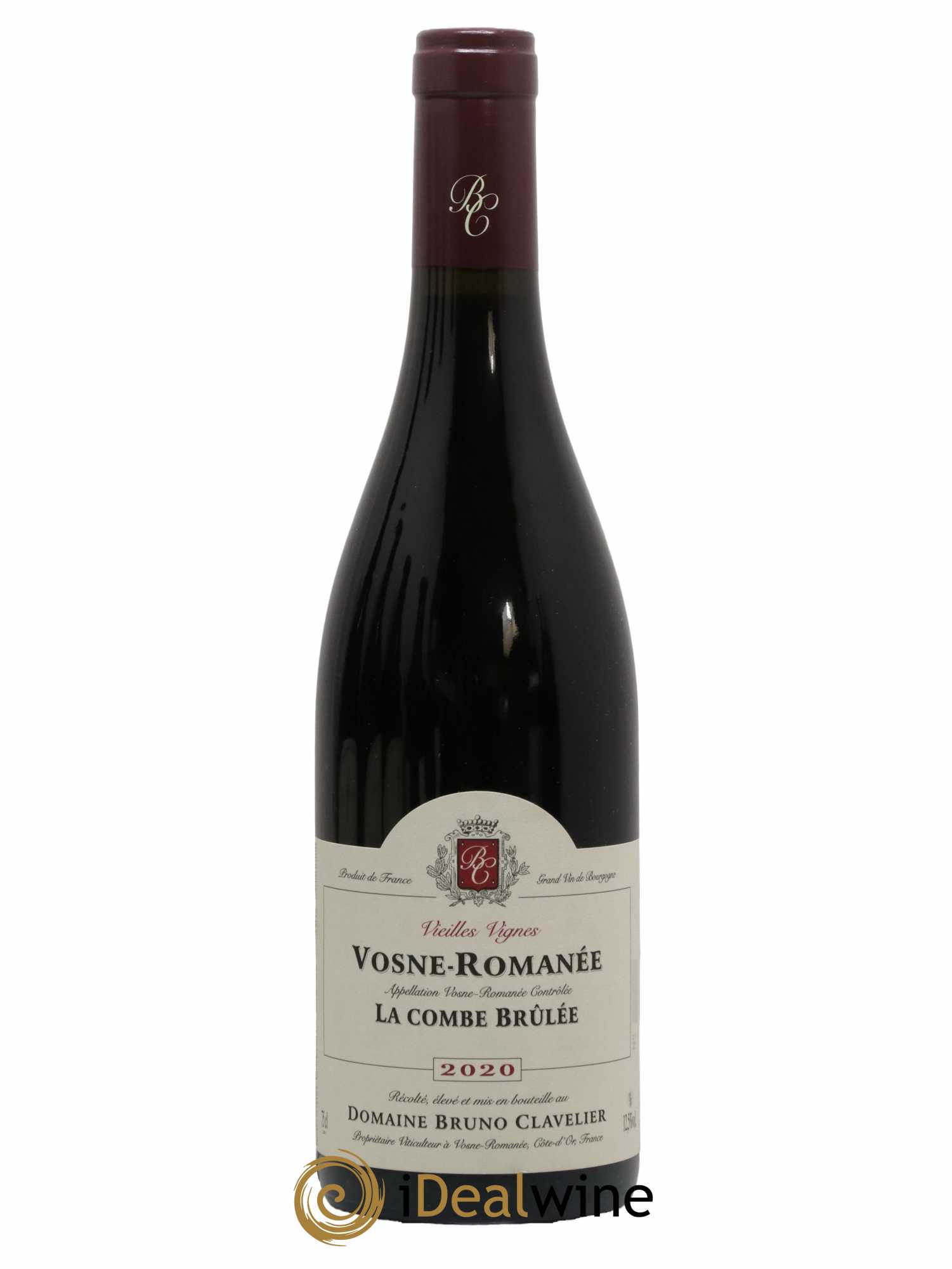 Vosne-Romanée Vieilles vignes La Combe Brûlée Bruno Clavelier 2020 - Lot de 1 bouteille - 0