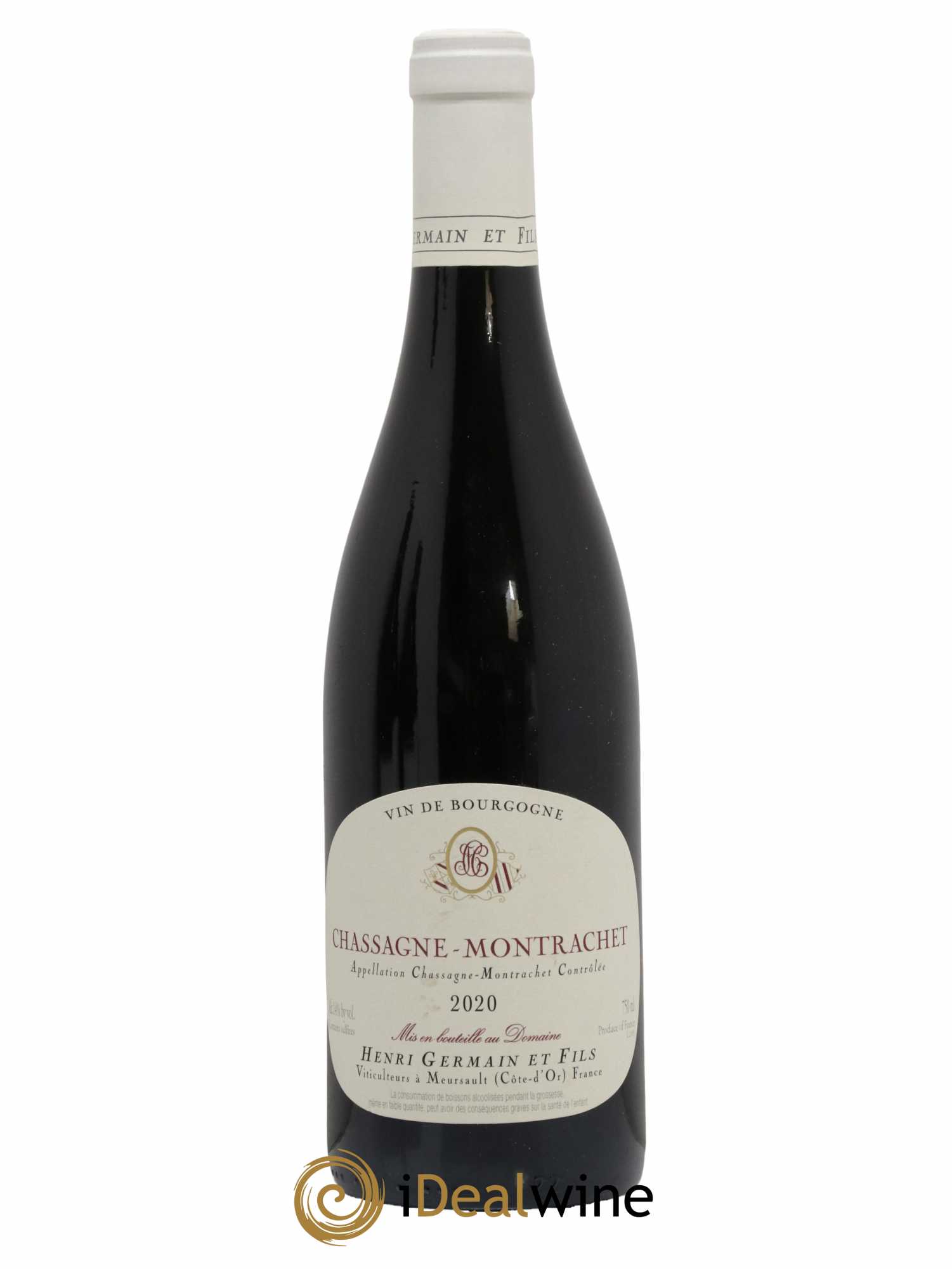 Chassagne-Montrachet Domaine Henri Germain 2020 - Lot de 1 bouteille - 0