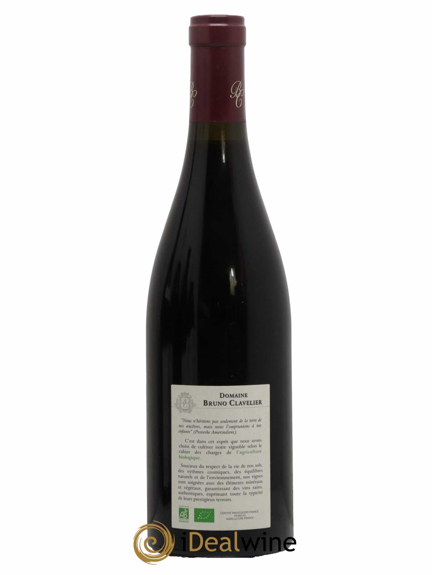Chambolle-Musigny 1er Cru La Combe d'Orveaux Vieilles Vignes Bruno Clavelier 2010 - Lot de 1 bouteille - 1