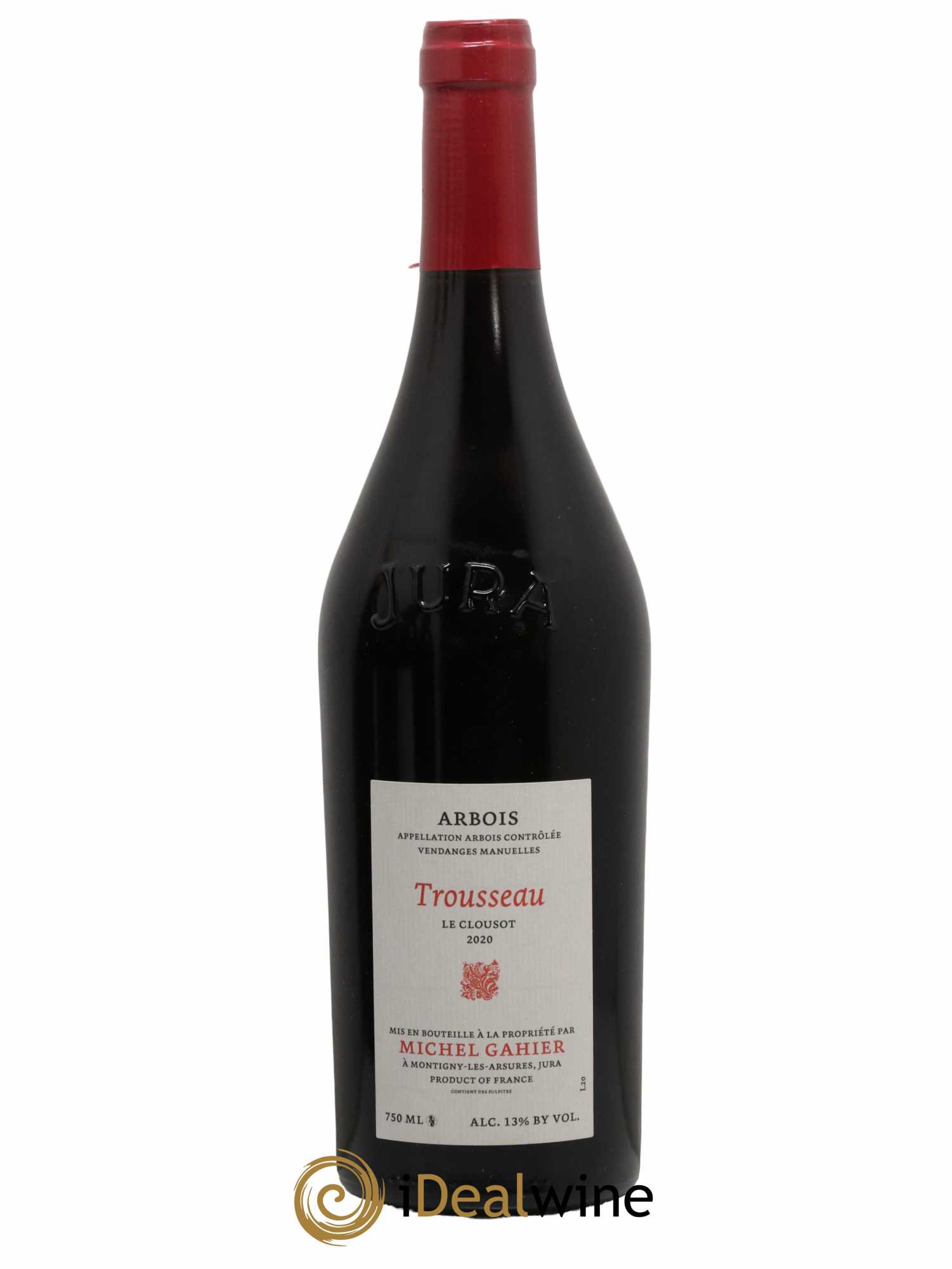 Arbois Trousseau Le Clousot Michel Gahier 2020 - Lot de 1 bouteille - 0