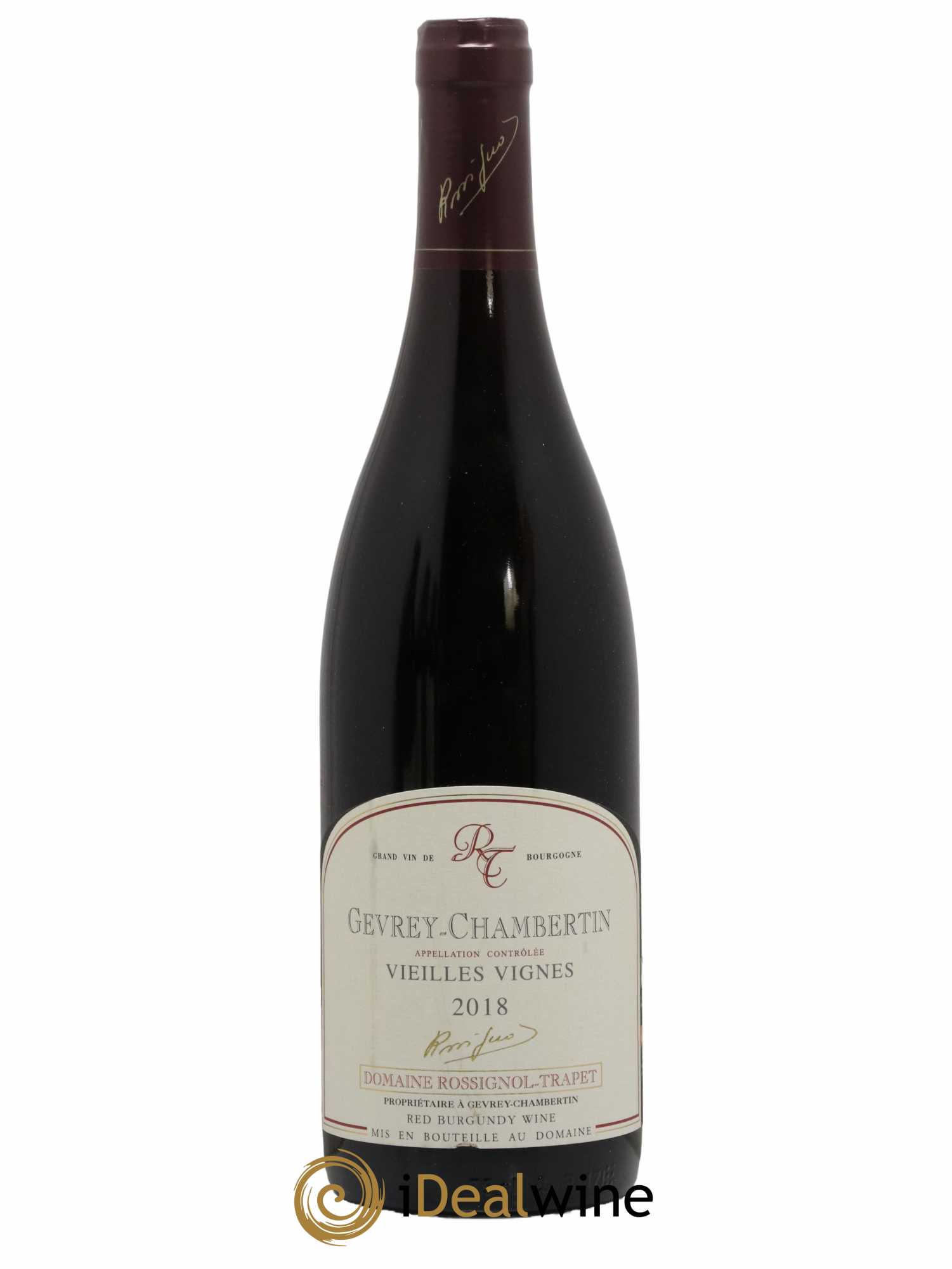 Gevrey-Chambertin Vieilles vignes Rossignol-Trapet (Domaine) 2018 - Lot de 1 bouteille - 0