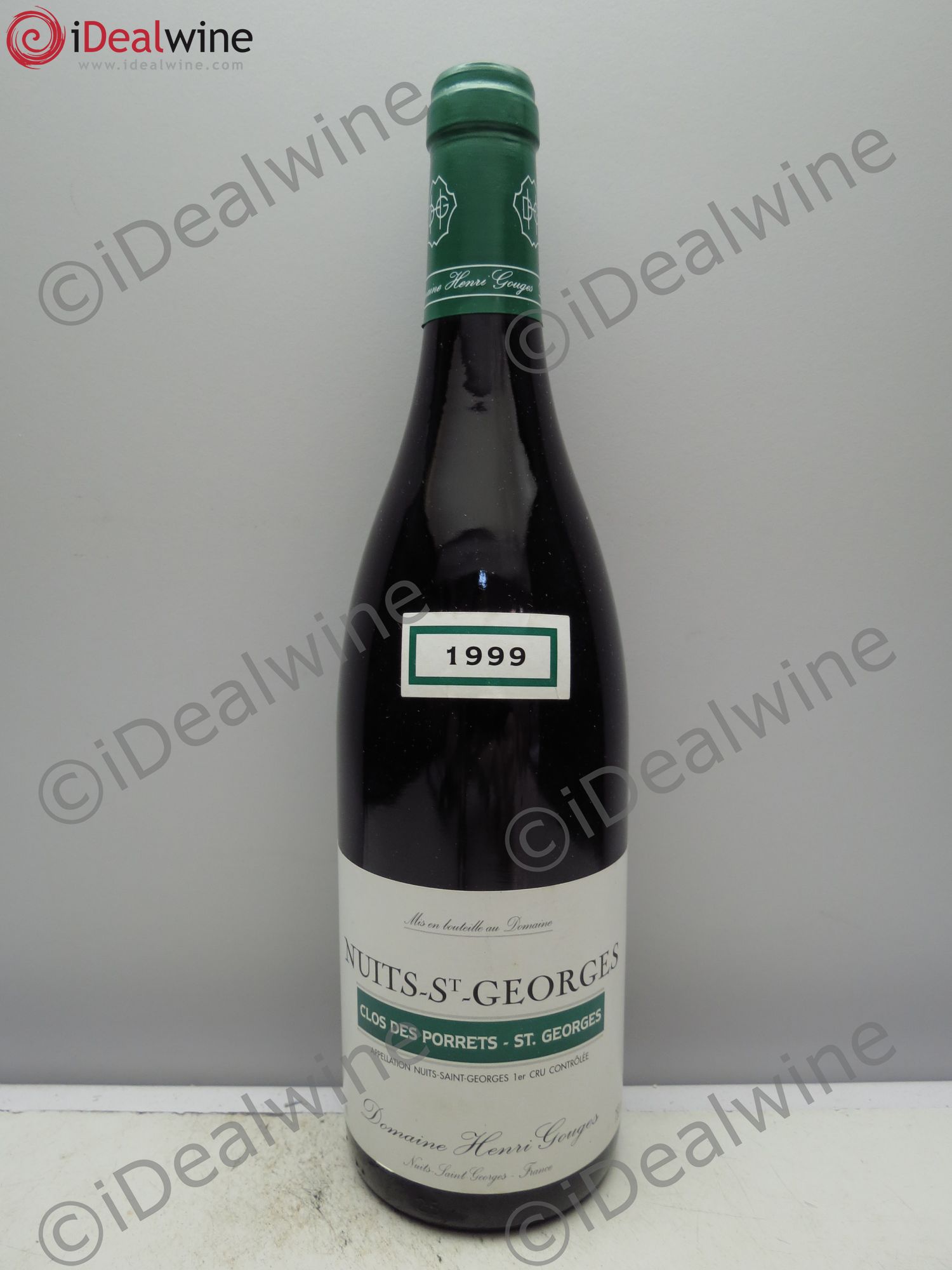 Nuits-Saint-Georges 1er Cru Clos des Porrets St Georges Henri Gouges 1999 - Posten von 1 Flasche - 0