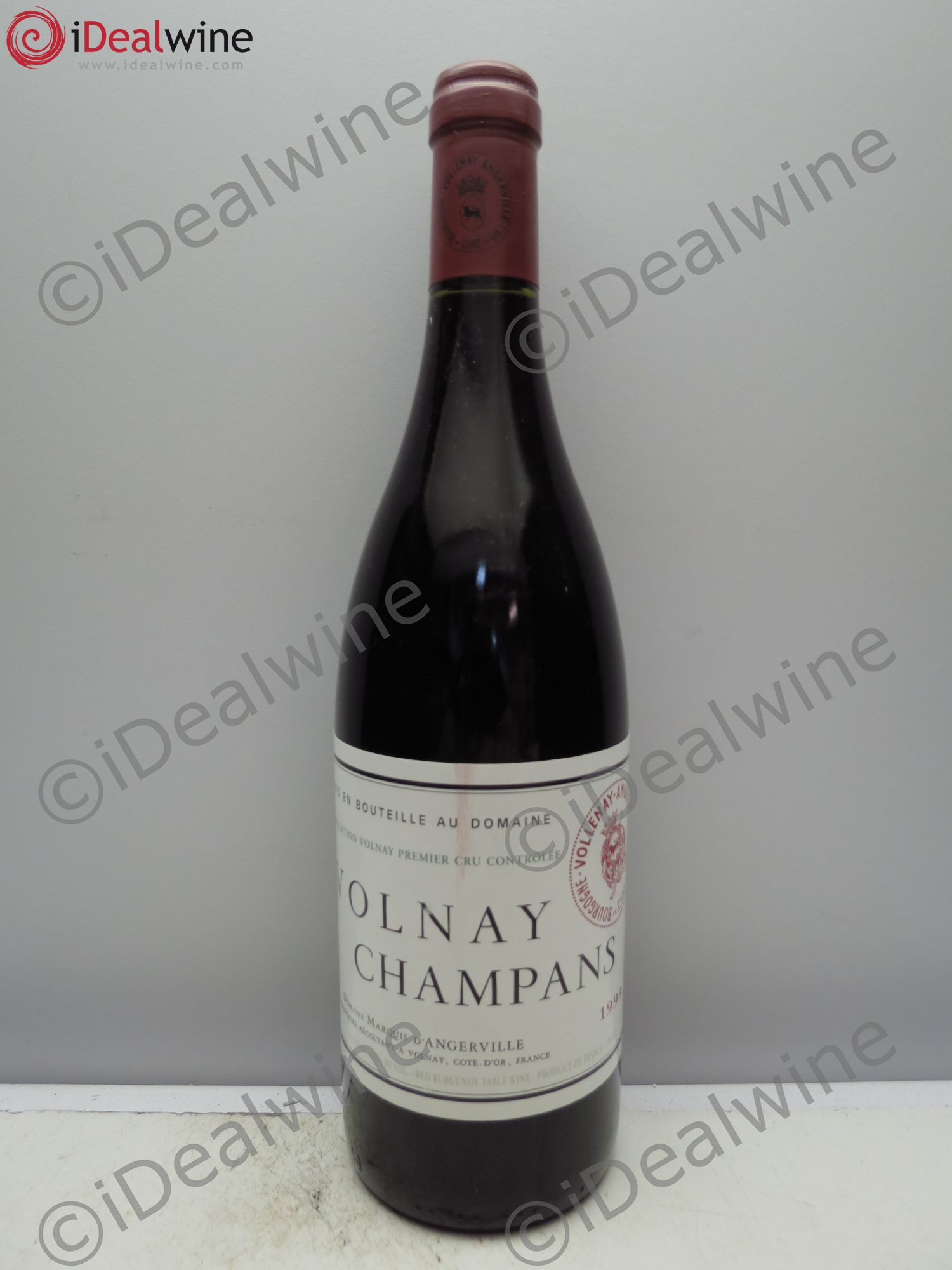 Volnay 1er Cru Champans Marquis d'Angerville (Domaine) 1999 - Lot de 1 bouteille - 0