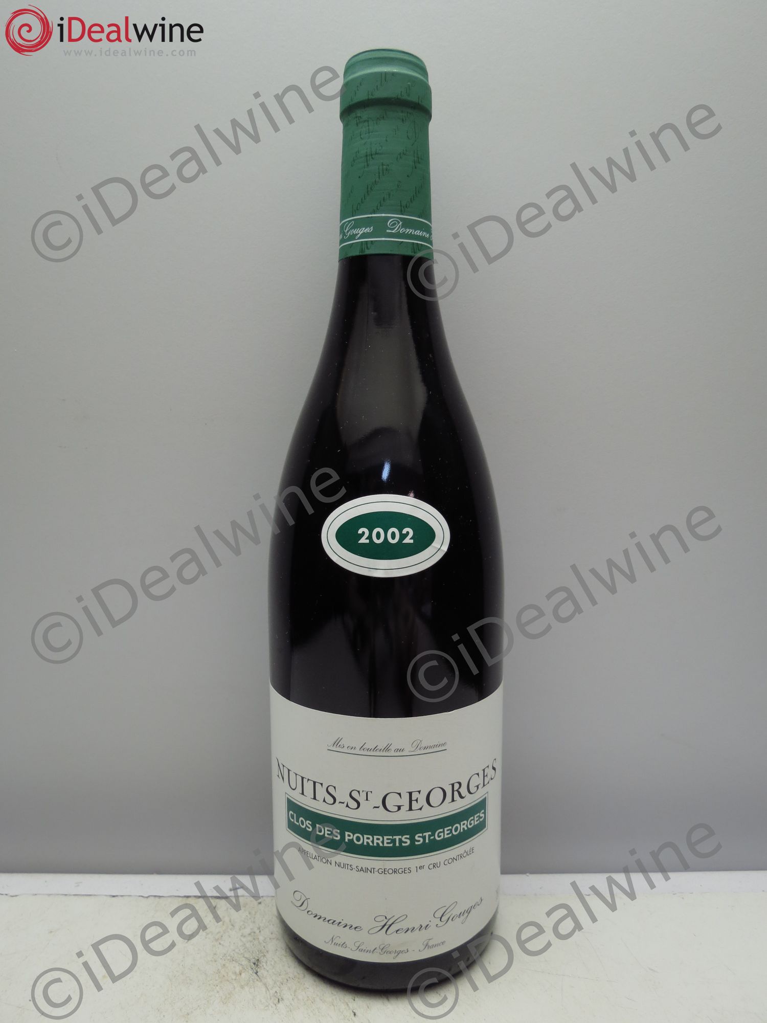 Nuits-Saint-Georges 1er Cru Clos des Porrets St Georges Henri Gouges 2002 - Posten von 1 Flasche - 0