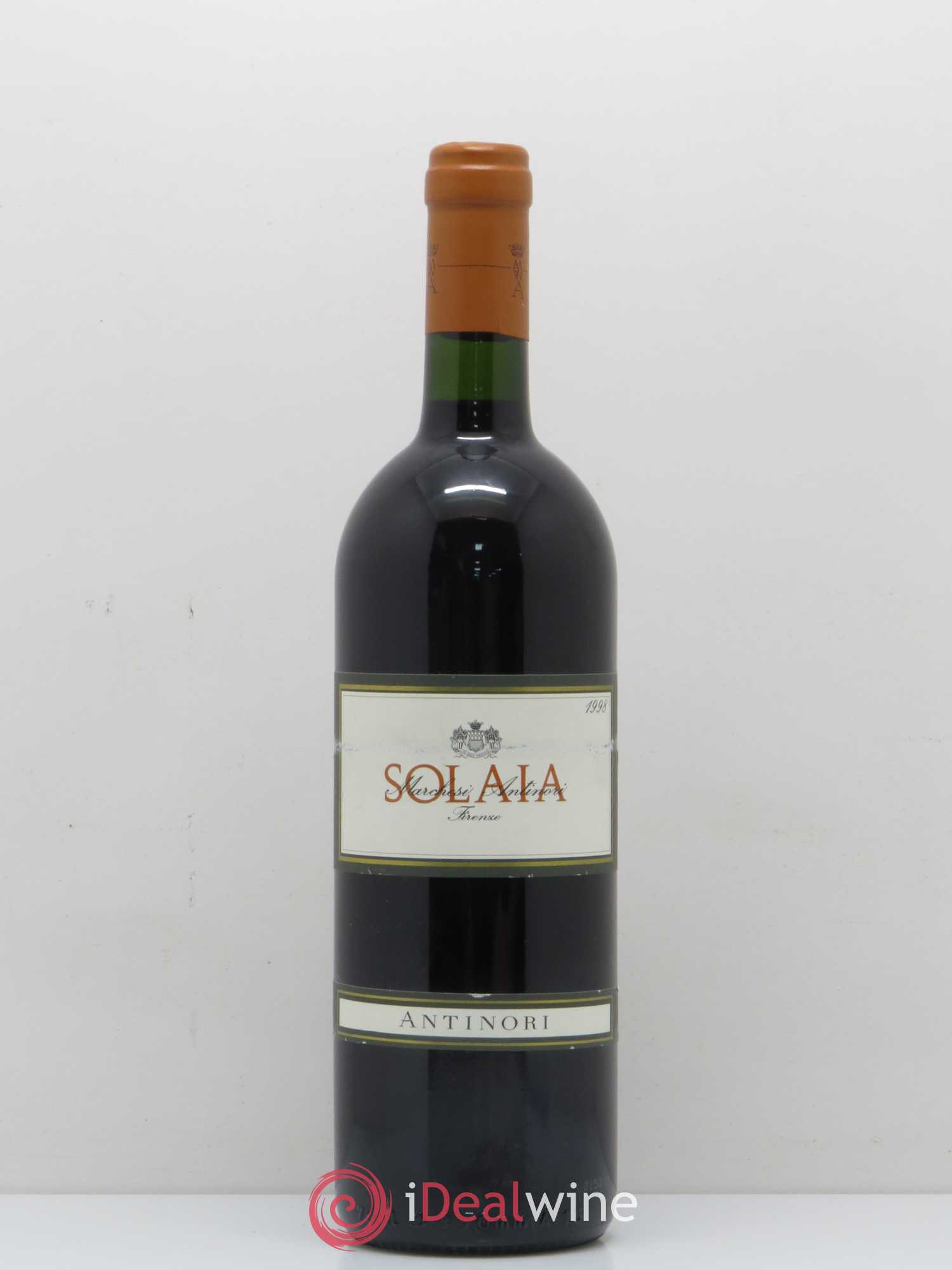 Toscana IGT Solaia Tenuta Tignanello - Marchesi Antinori 1998 - Lot de 1 bouteille - 0