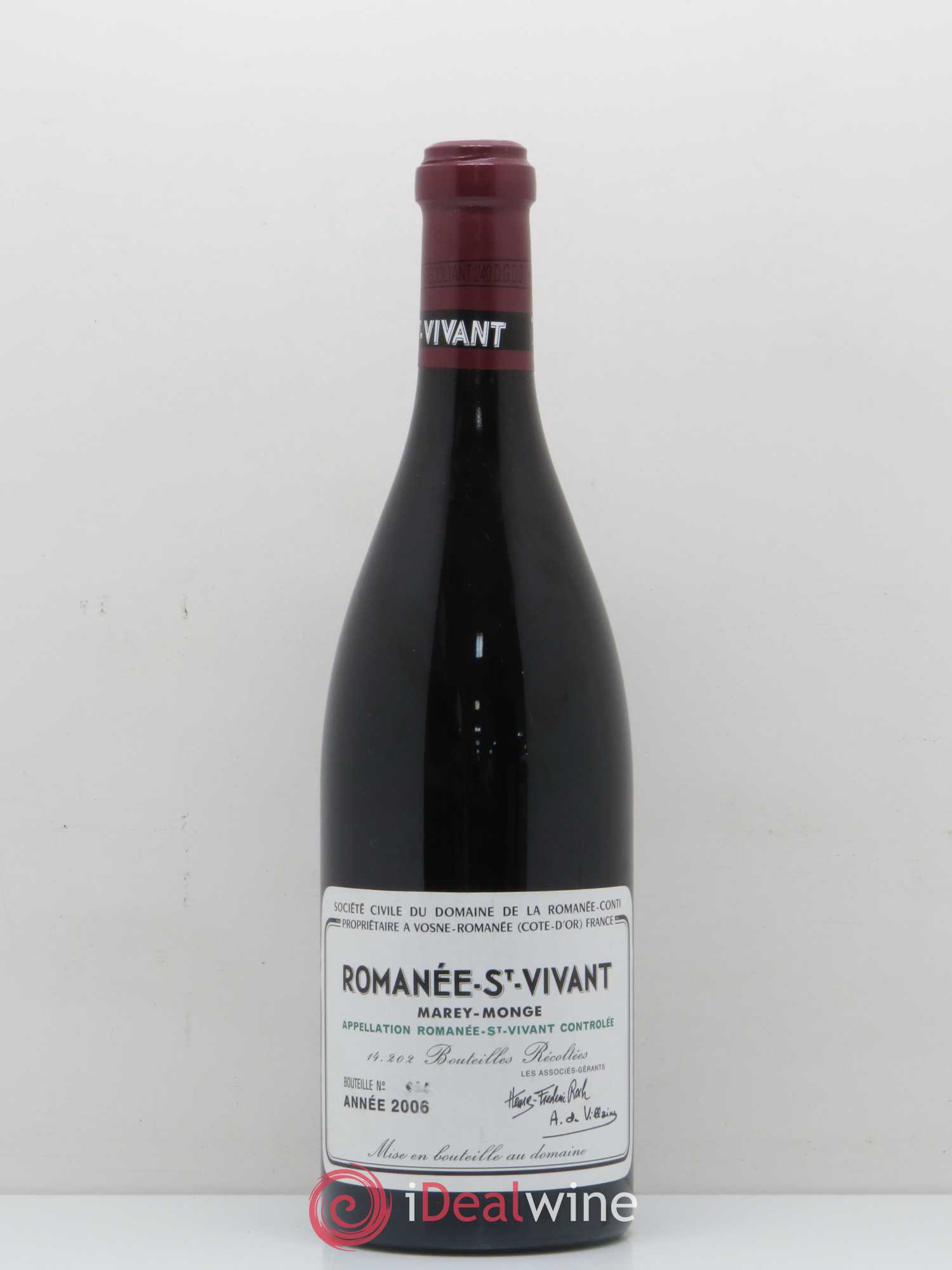 Romanée-Saint-Vivant Grand Cru Domaine de la Romanée-Conti 2006 - Lot de 1 bouteille - 0