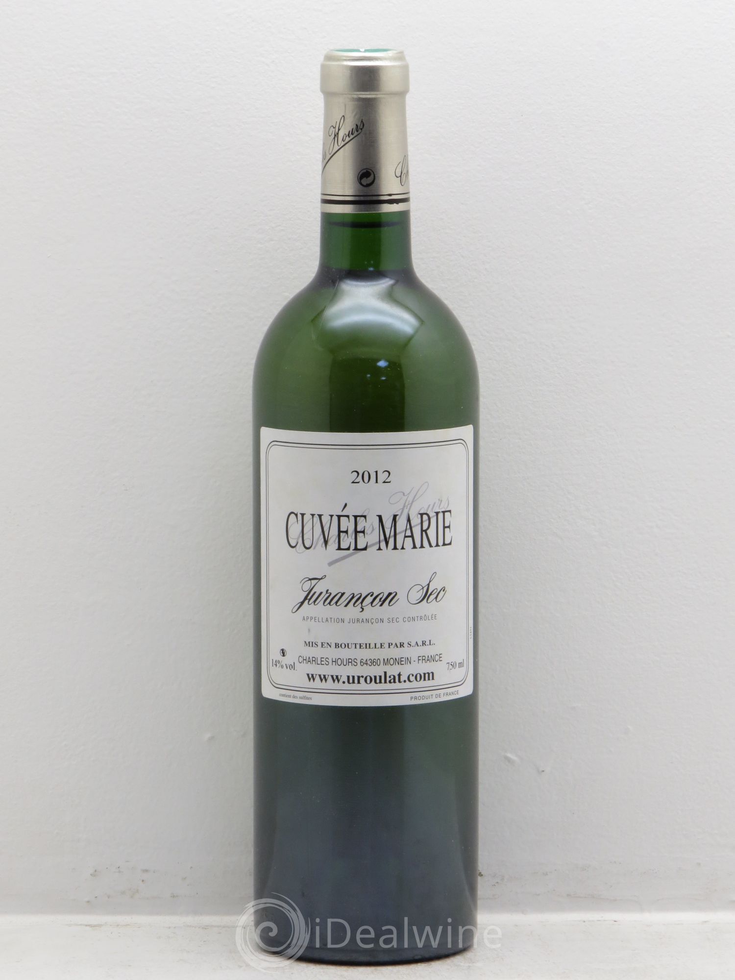 Jurançon Sec Uroulat Cuvée Marie Charles Hours 2012 - Lot de 1 bouteille - 0