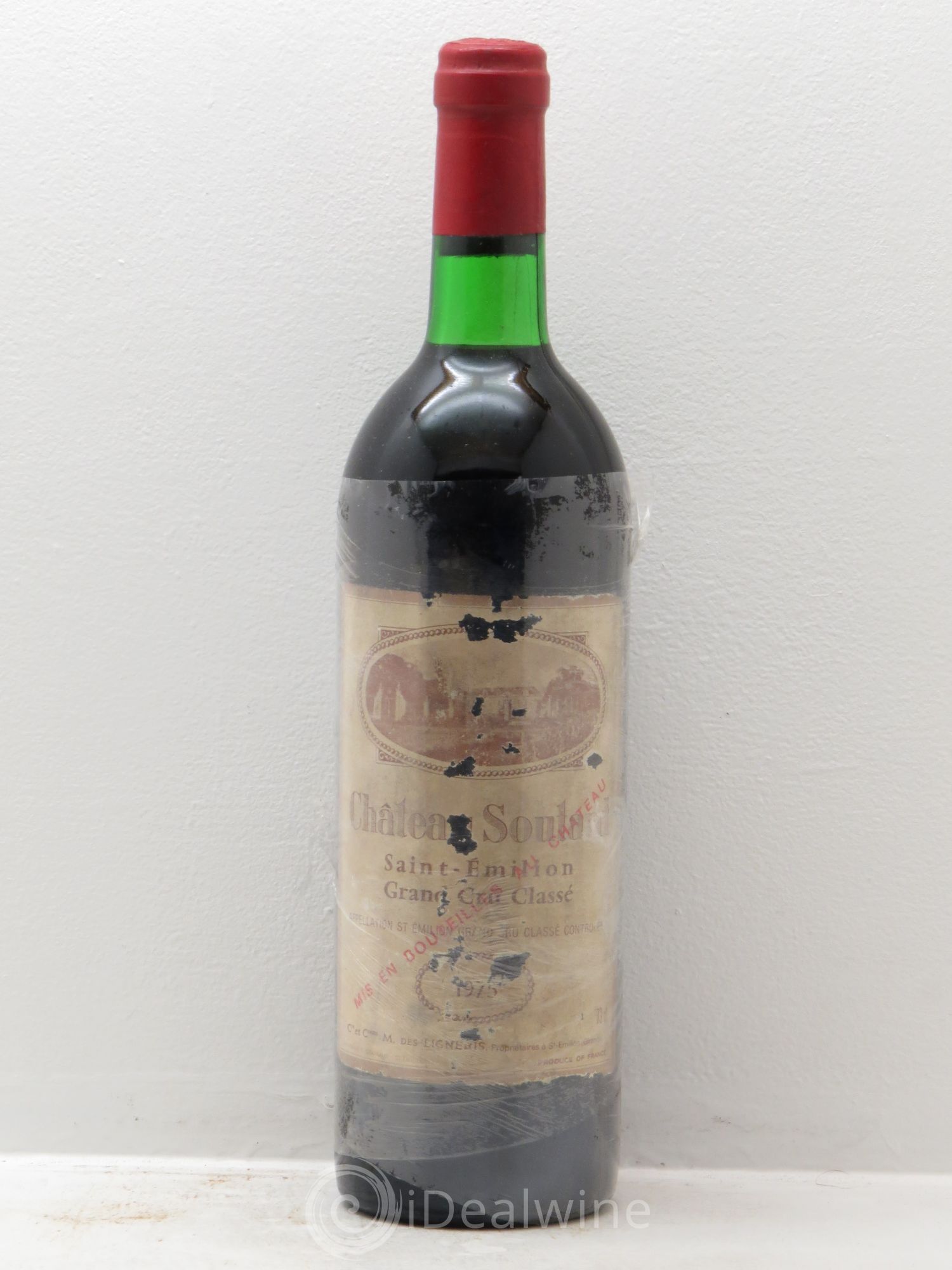 Château Soutard Grand Cru Classé 1975 - Lot de 1 bouteille - 0