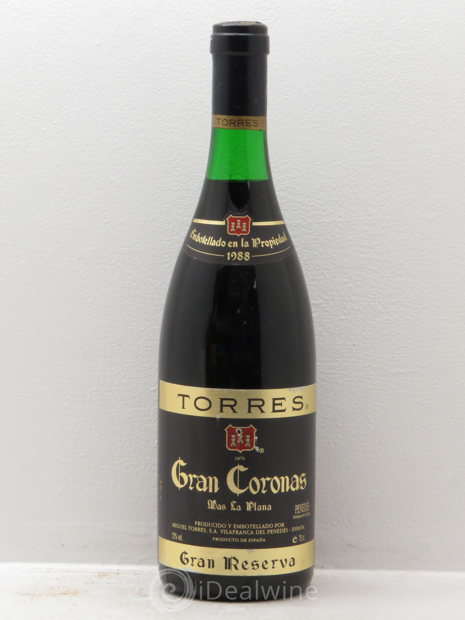 Espagne Mas la plana gran coronas penedès Torres 1988 - Posten von 1 Flasche - 0