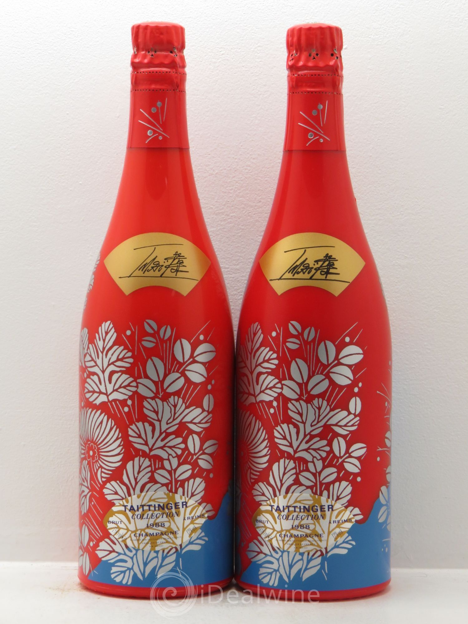 1988 - Collection Imaî Taittinger 1988 - Lot de 2 bouteilles - 0