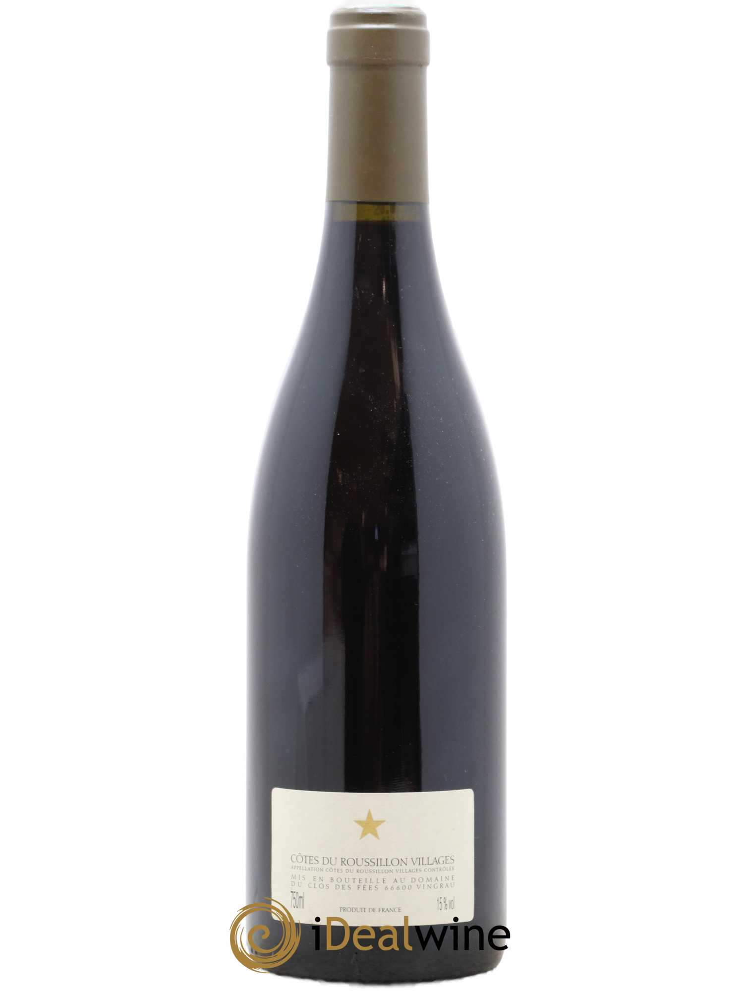 Côtes du Roussillon Villages Clos des Fées Hervé Bizeul 2001 - Lot de 1 bouteille - 1