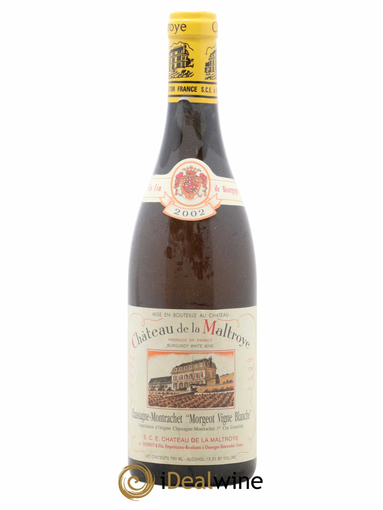 Chassagne-Montrachet 1er Cru Morgeot Vigne Blanche Château de la Maltroye 2002 - Lot de 1 bouteille - 0