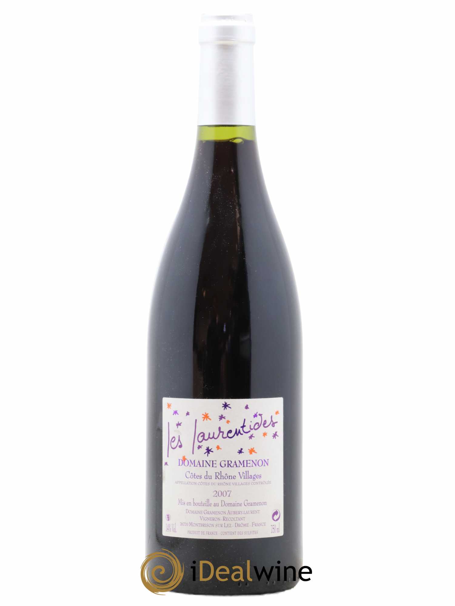 Côtes-du-Rhône Les Laurentides Gramenon (Domaine) 2007 - Lot de 1 bouteille - 0
