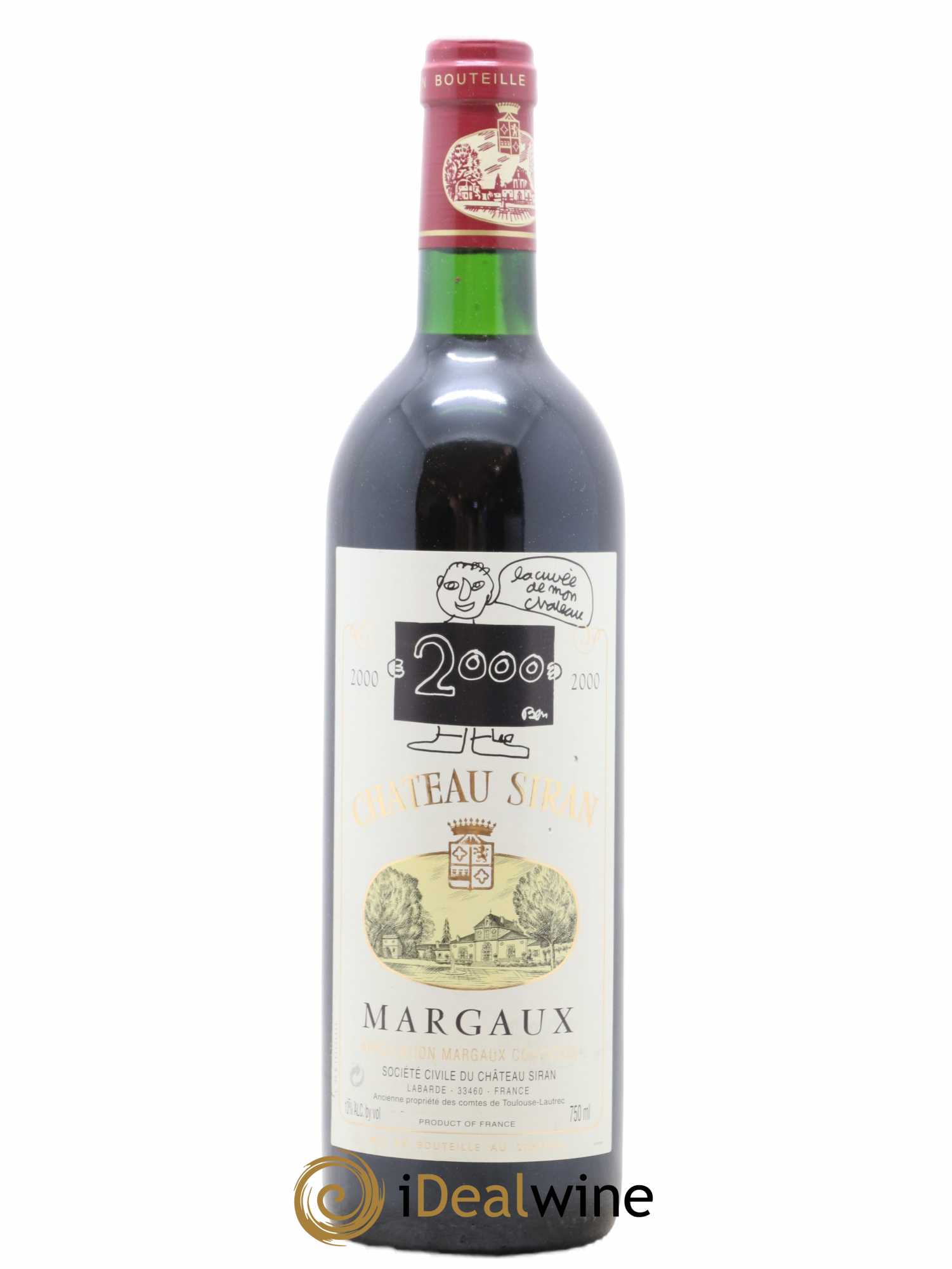 Château Siran 2000 - Lot de 1 bouteille - 0