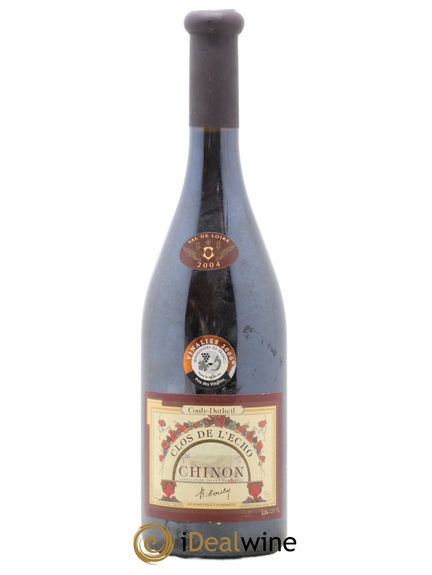 Chinon Clos de l'Echo Couly-Dutheil 2004 - Lot de 1 bouteille - 0
