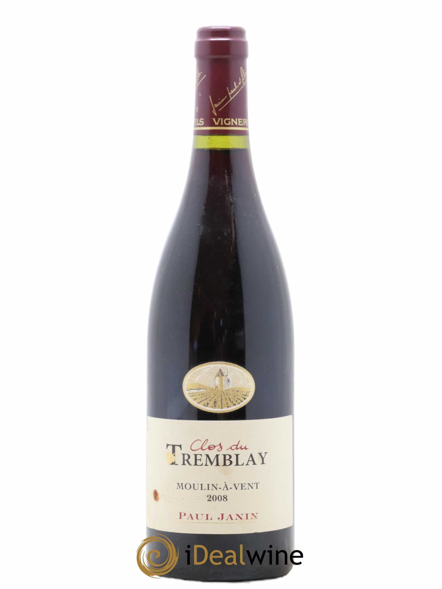 Moulin-à-Vent Clos du Tremblay Paul Janin (Domaine) 2008 - Lot of 1 bottle - 0