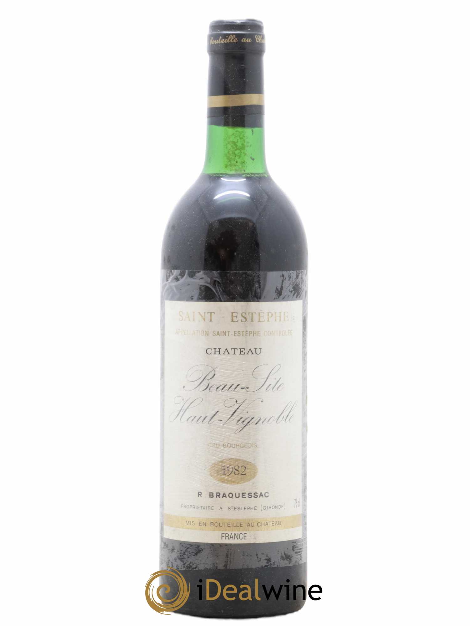 Château Beau Site Haut Vignoble Cru Bourgeois (sans prix de réserve) 1982 - Lot de 1 bouteille - 0