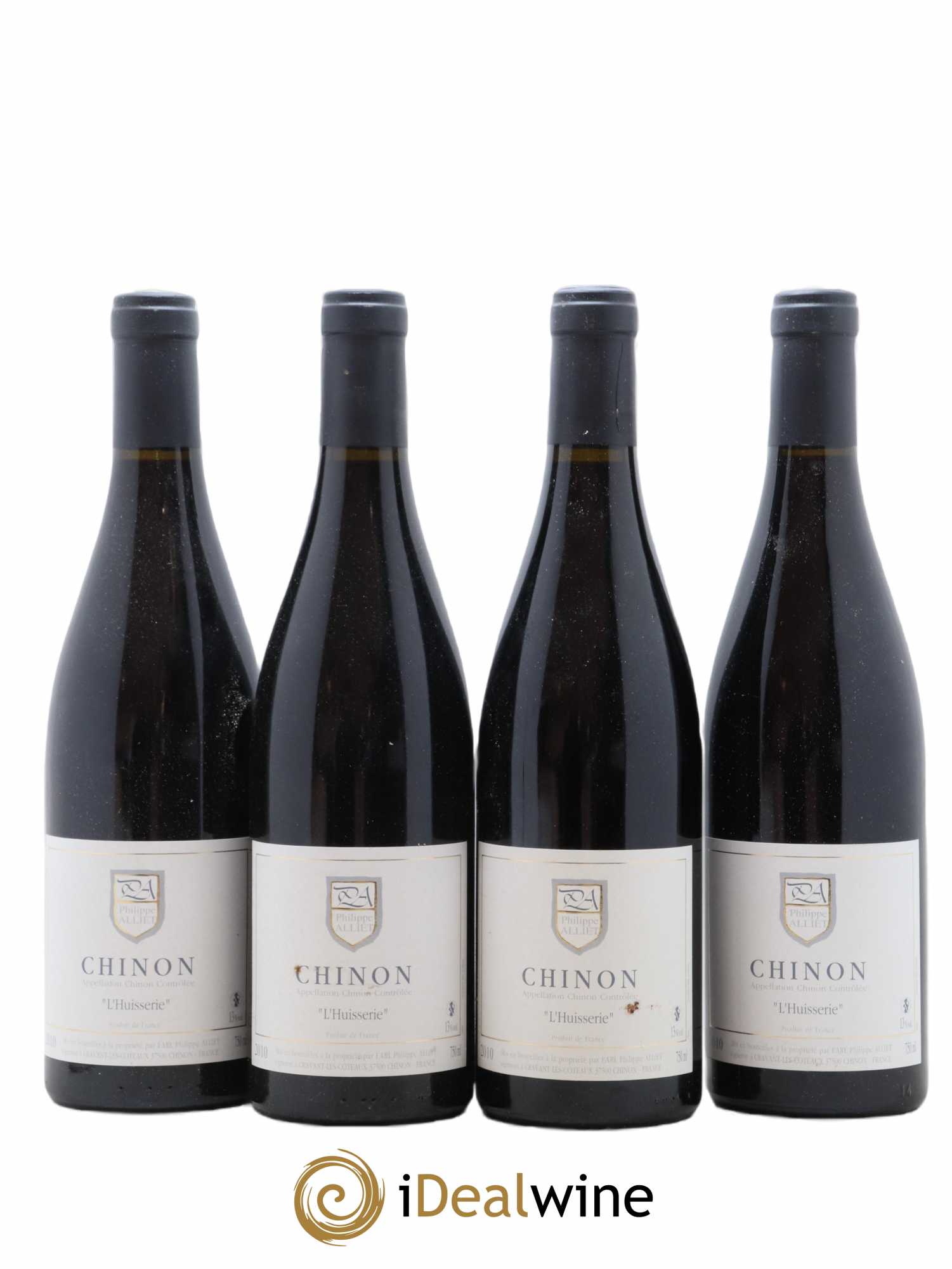 Chinon L'Huisserie Philippe Alliet 2010 - Lot de 4 bouteilles - 0