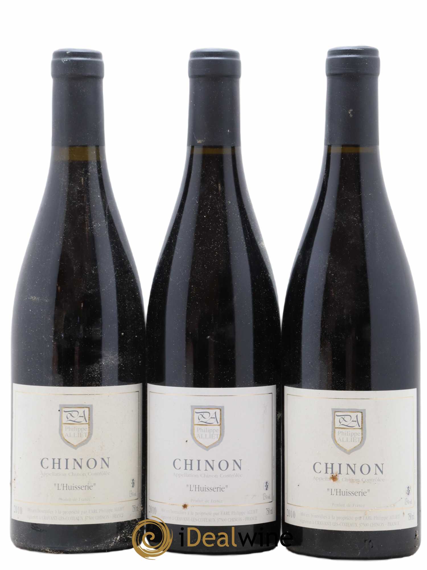 Chinon L'Huisserie Philippe Alliet 2010 - Lot de 3 bouteilles - 0