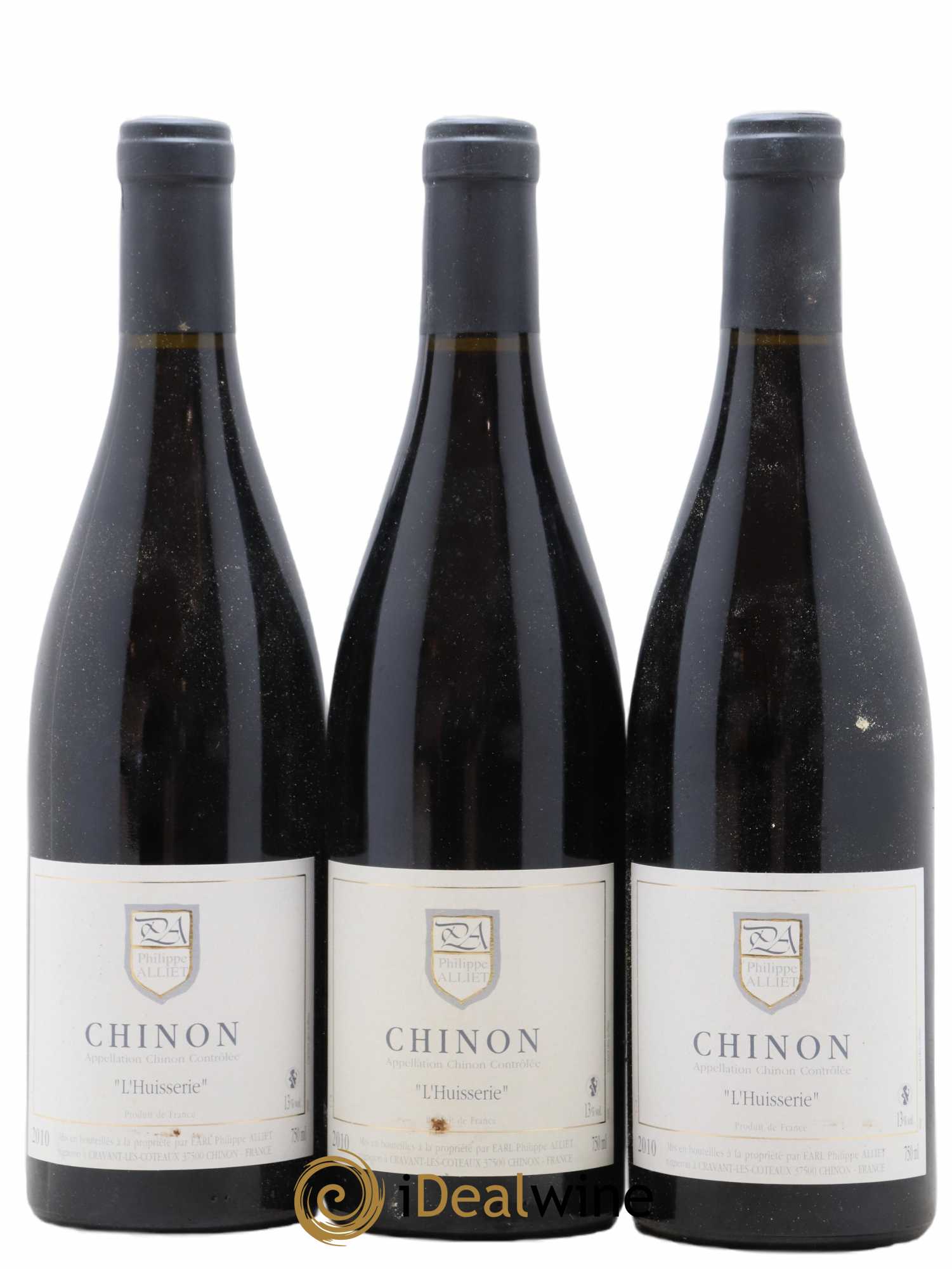 Chinon L'Huisserie Philippe Alliet 2010 - Lot de 3 bouteilles - 0