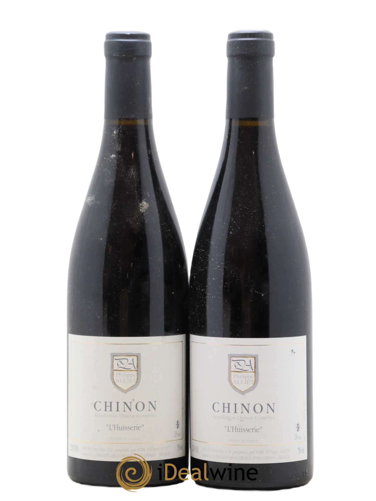 Chinon L'Huisserie Philippe Alliet 2010 - Lot de 2 bouteilles - 0
